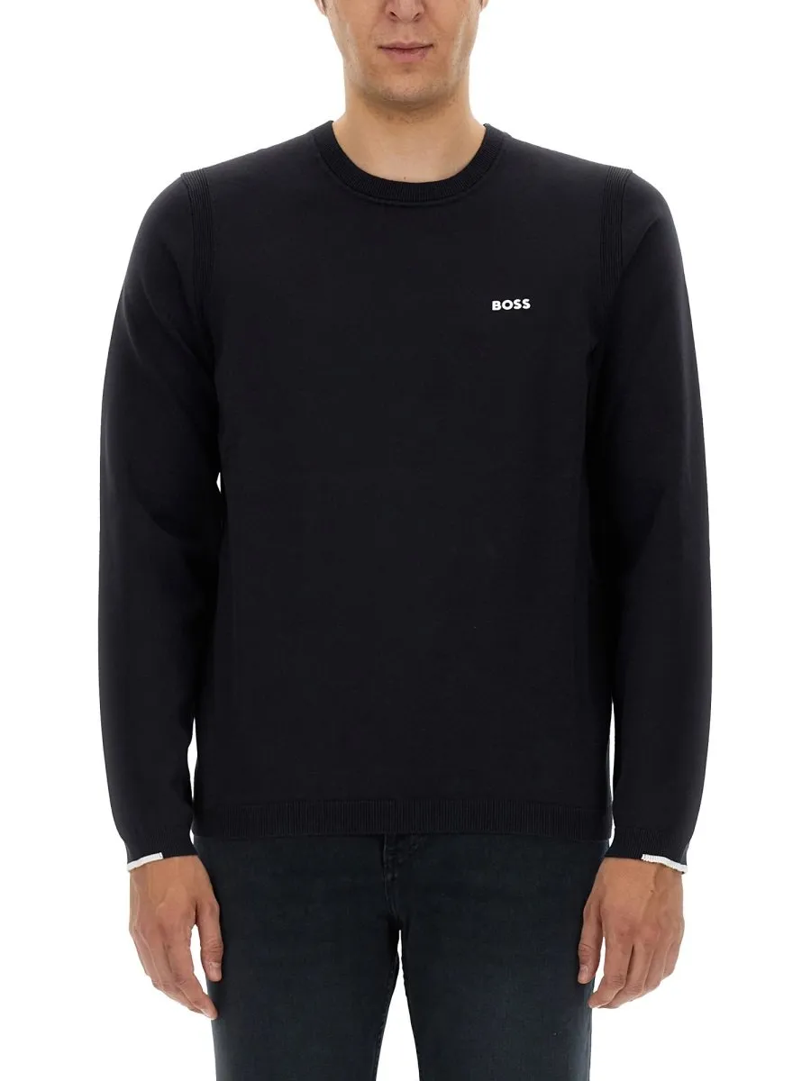 Boss Hugo Boss Logo Printed Regular-Fit Sweatshirt