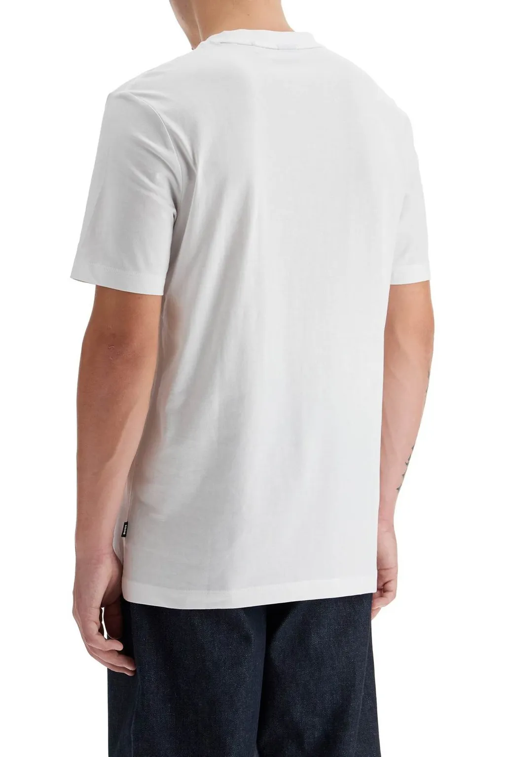 Boss Hugo Boss Logo Detailed Crewneck T-Shirt