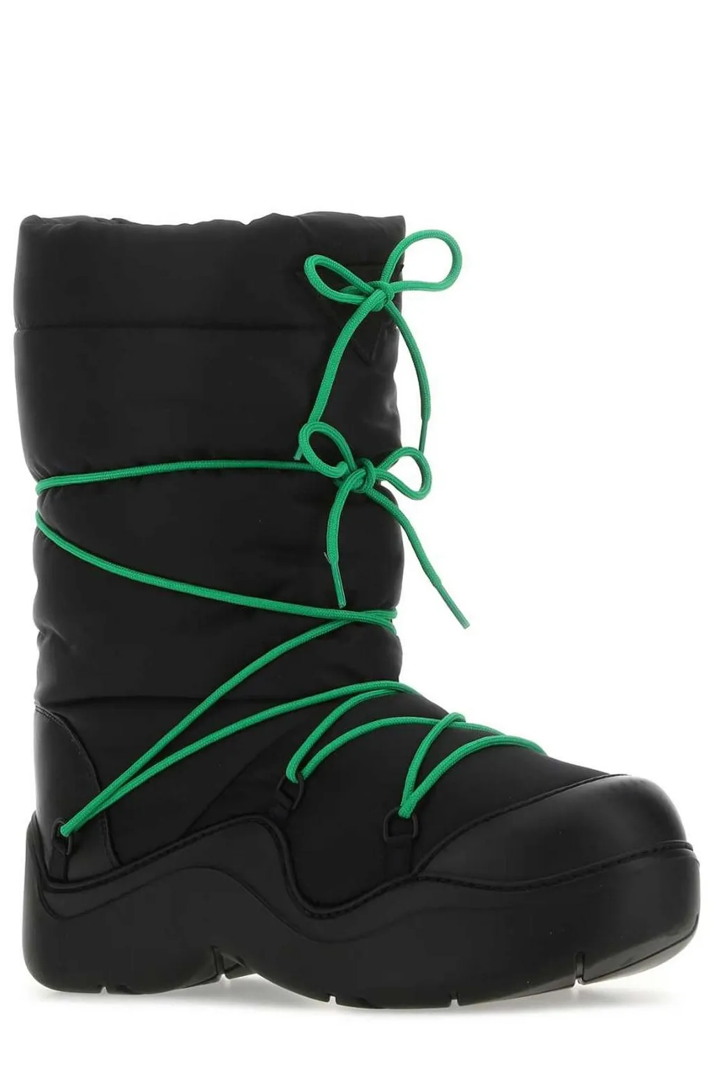 Bottega Veneta Lace-Up Puddle Bomber Boots