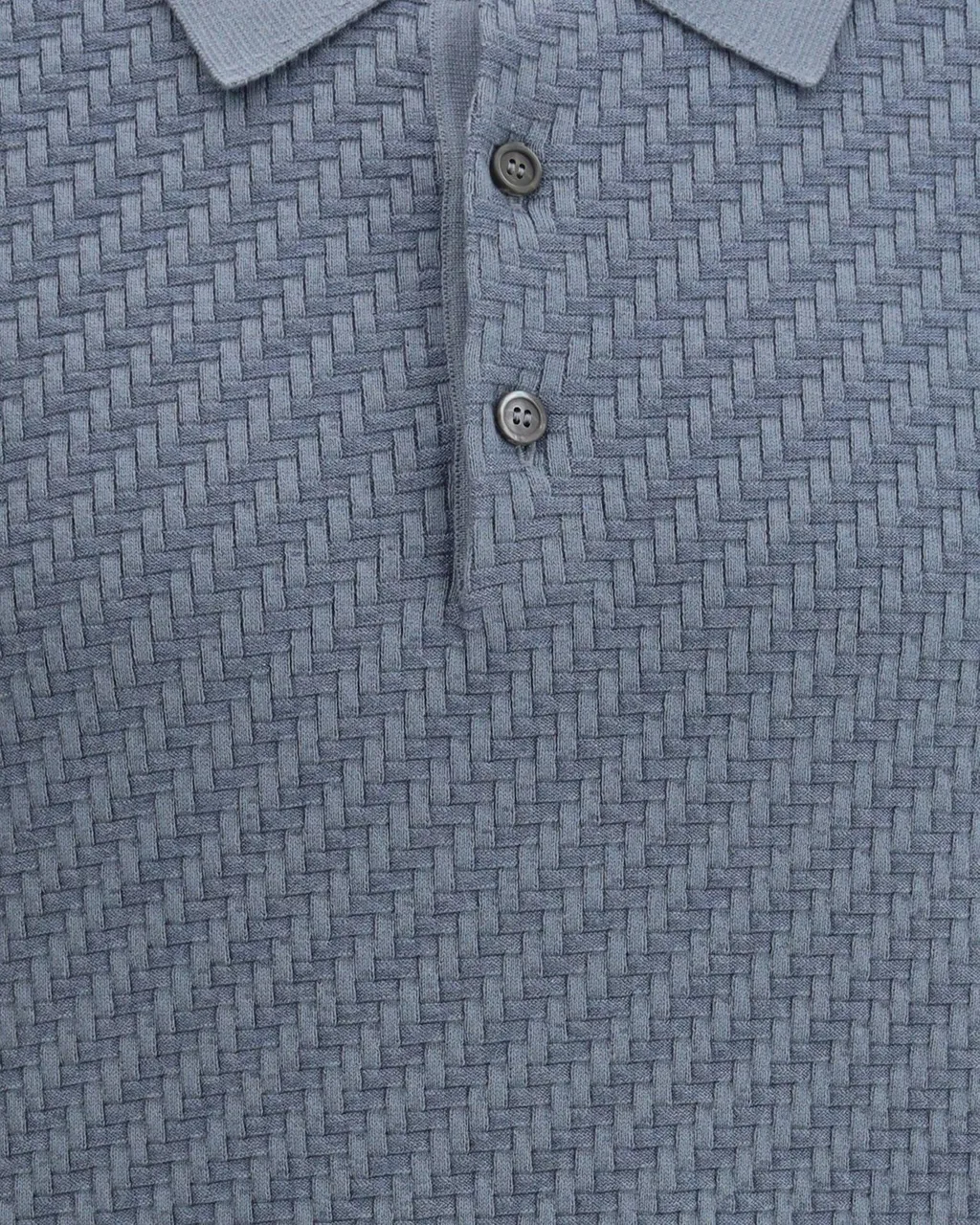 Brioni Textured Woven Polo Shirt