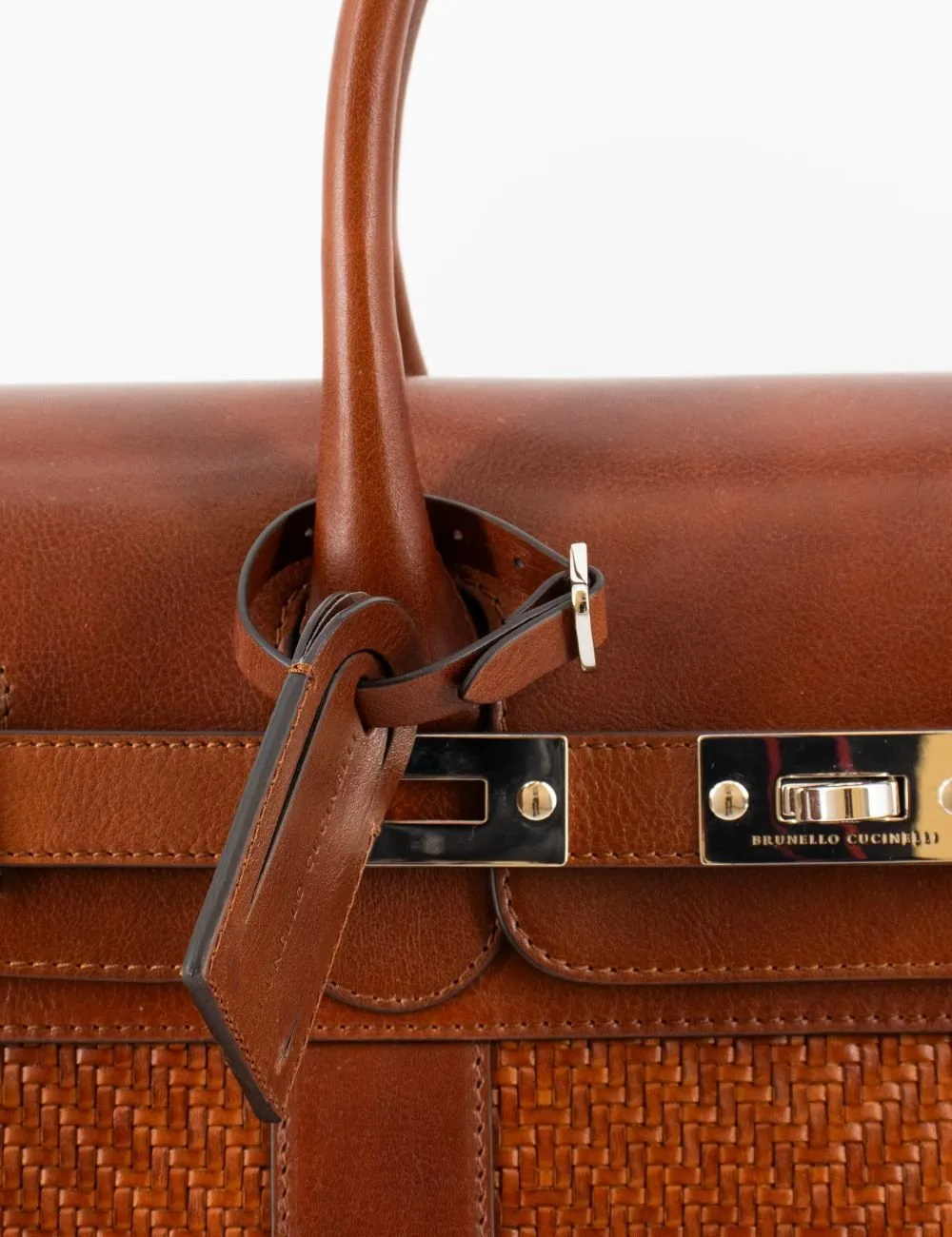Brunello Cucinelli Braided Country Bag
