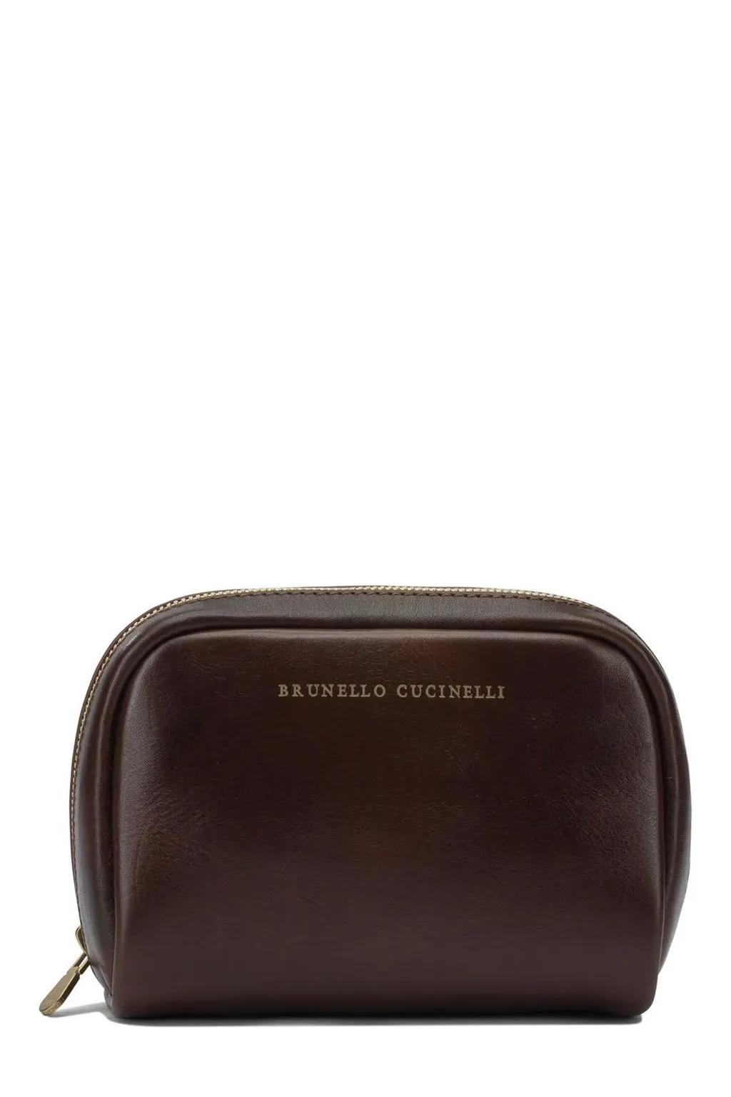 Brunello Cucinelli Logo Stamped Beauty Case