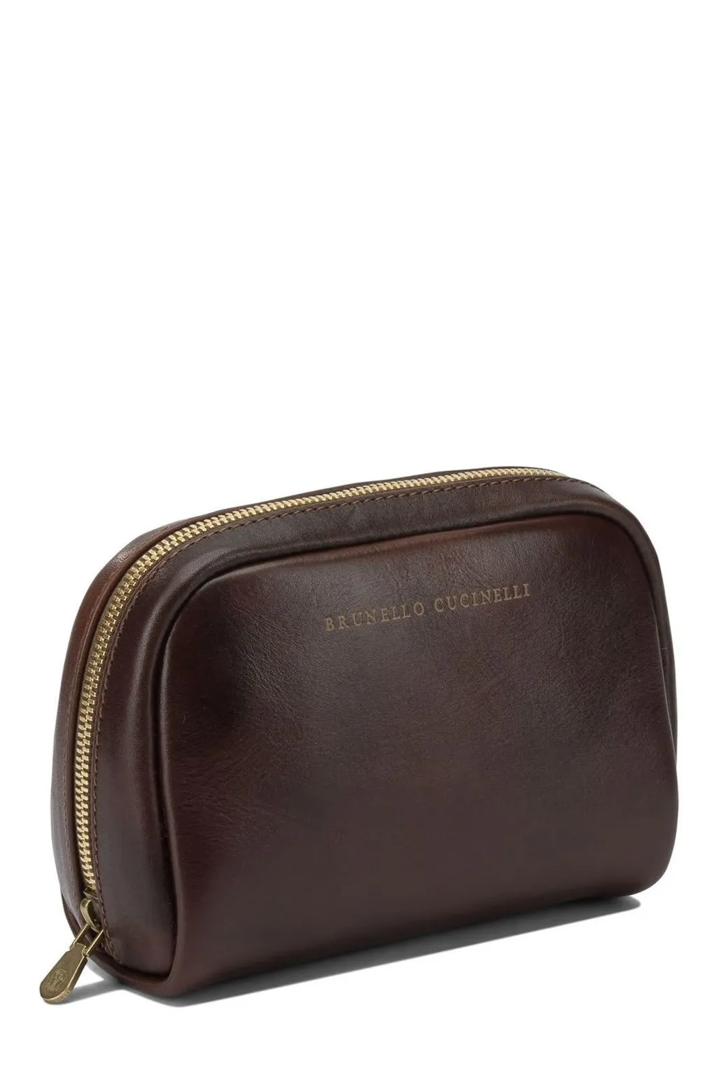Brunello Cucinelli Logo Stamped Beauty Case