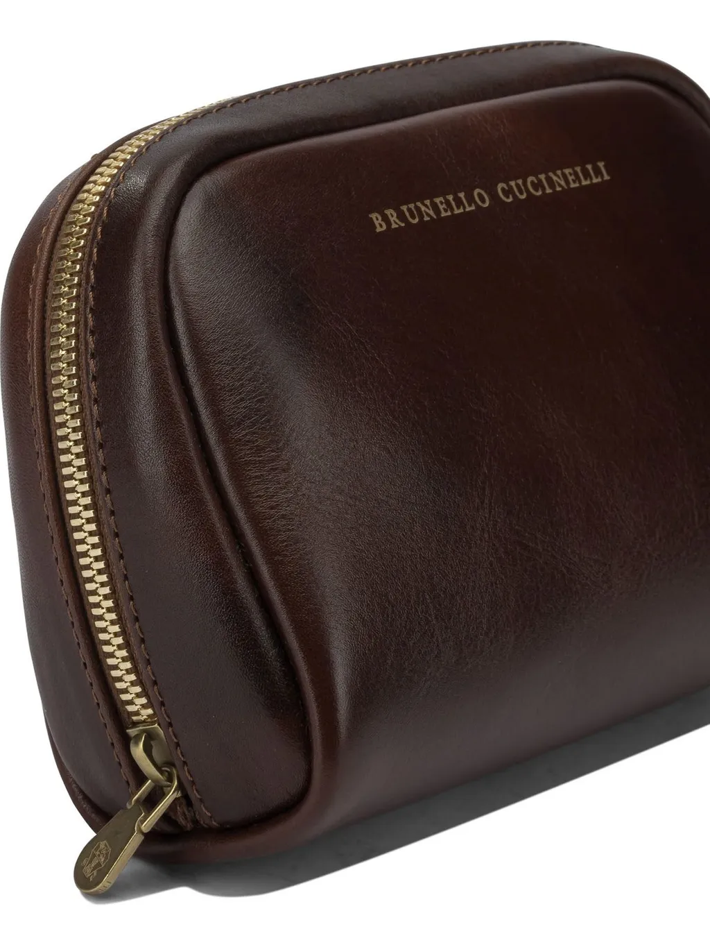 Brunello Cucinelli Logo Stamped Beauty Case