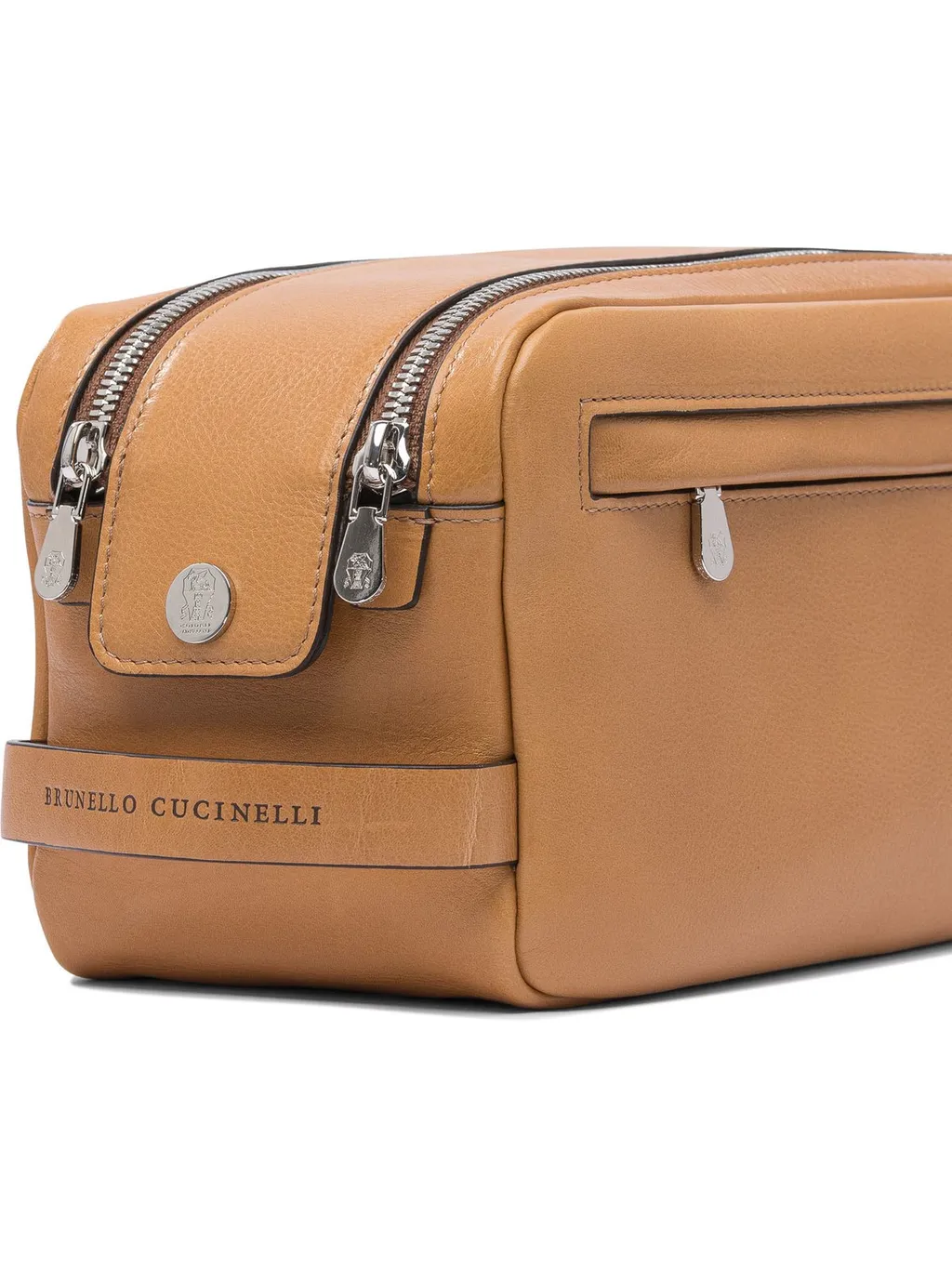 Brunello Cucinelli Double Zipper Beauty Case