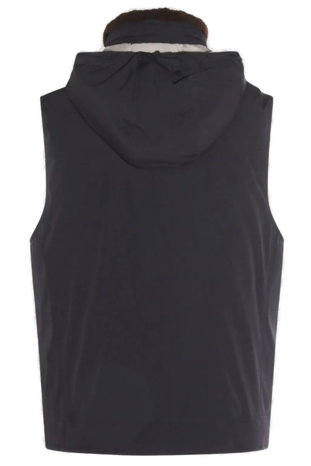 Brunello Cucinelli Zip-Up Hooded Vest