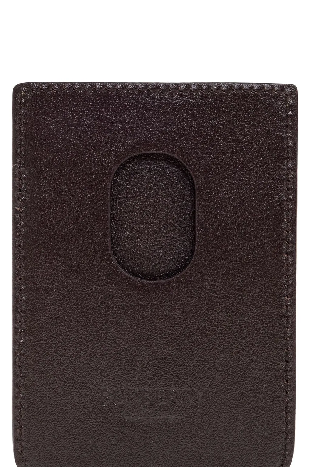 Burberry Pop Check Magnetic Card Case