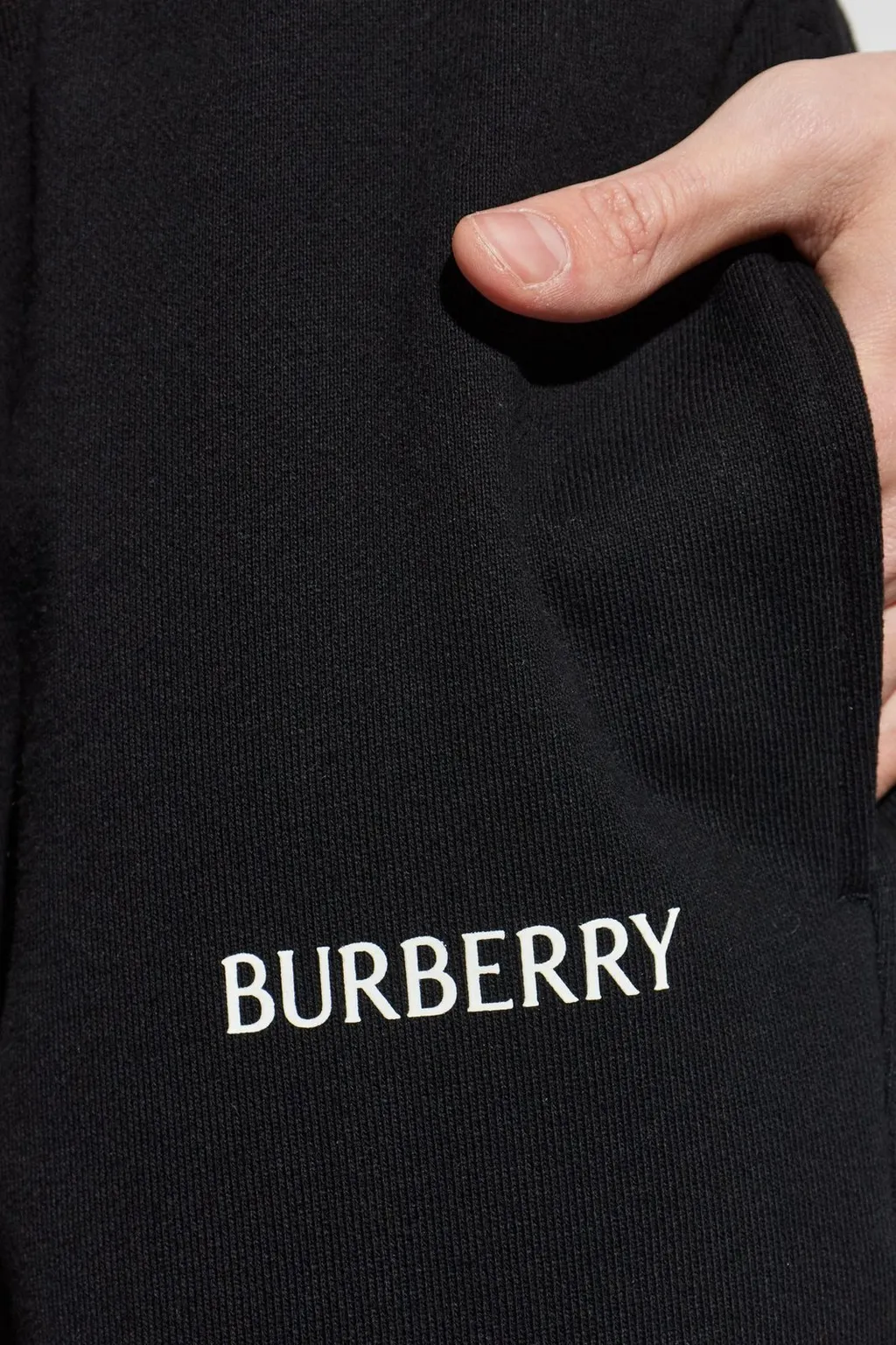 Burberry Logo Printed Jogging Pants