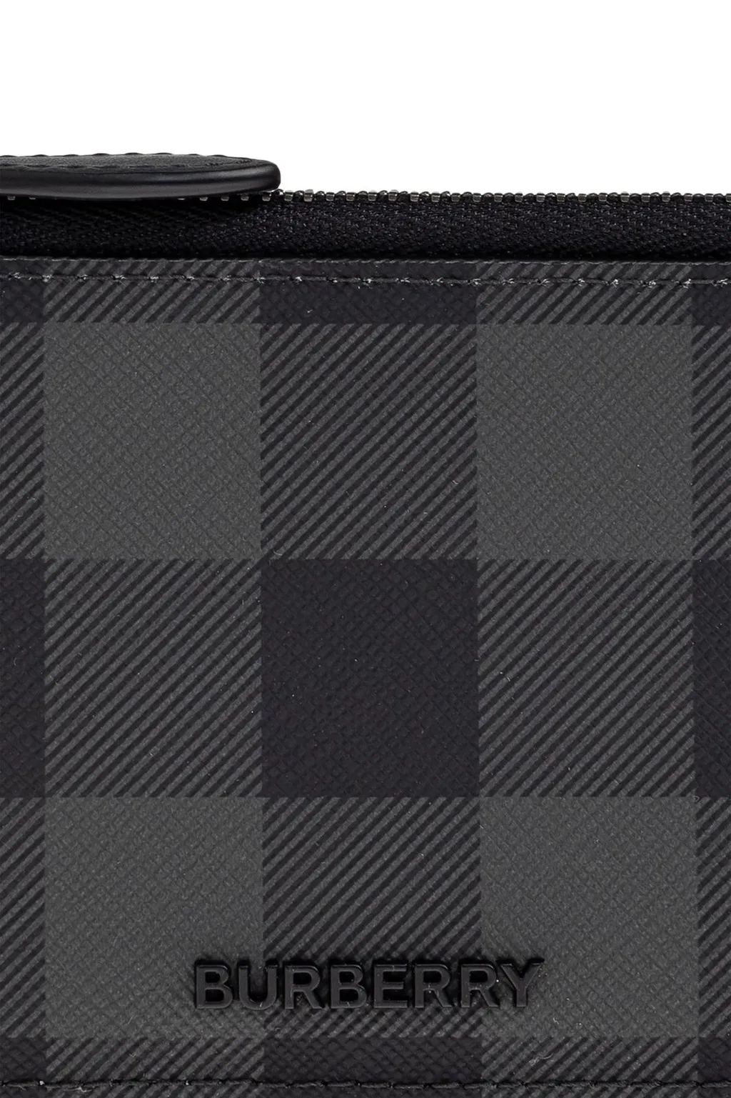 Burberry Logo Lettering Check Wallet