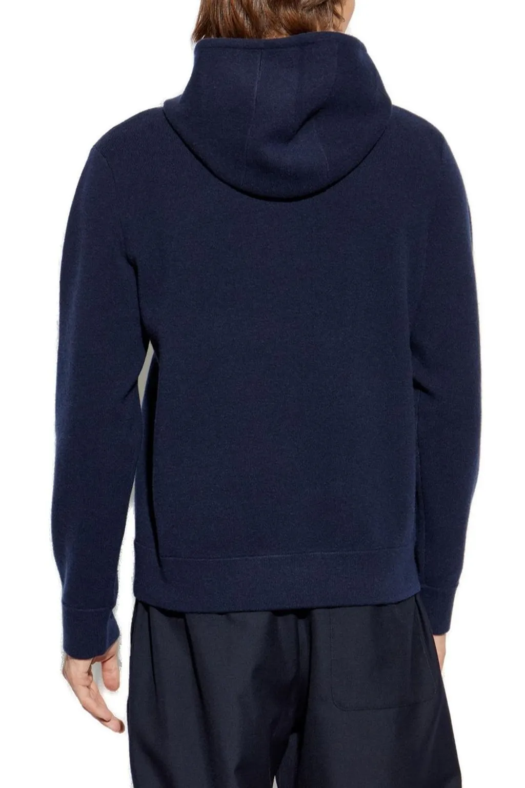Burberry Ekd Embroidered Zip-Up Hoodie