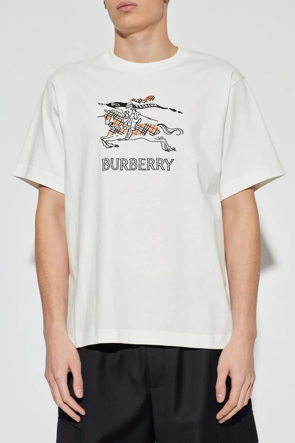 Burberry Ekd Sketch Crewneck T-Shirt