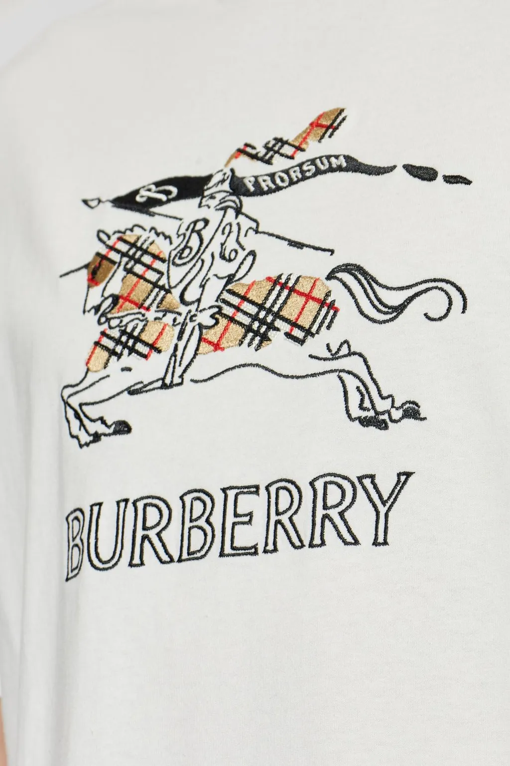 Burberry Ekd Sketch Crewneck T-Shirt