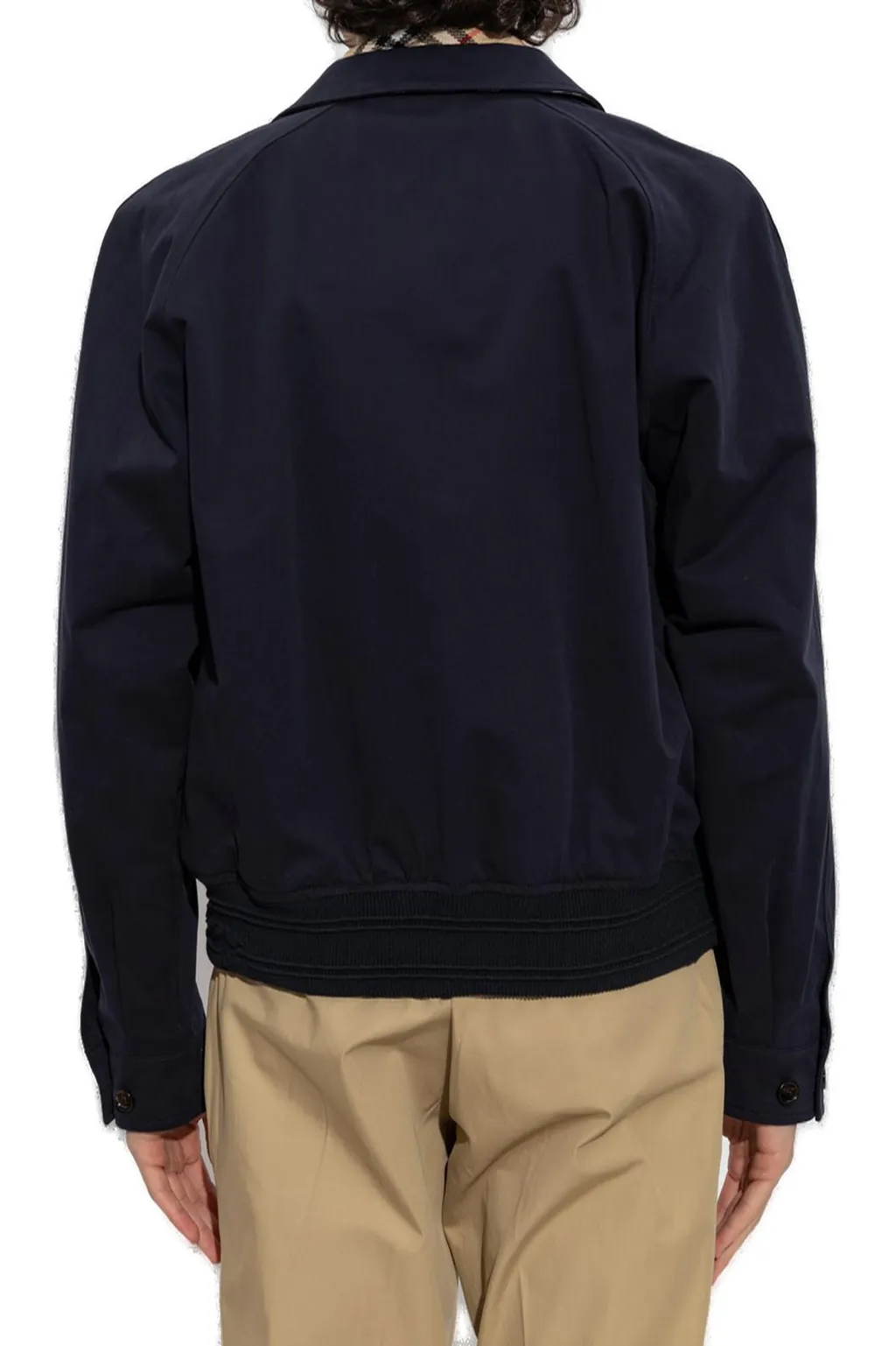 Burberry Long Sleeved Zip-Up Shirt Jacket