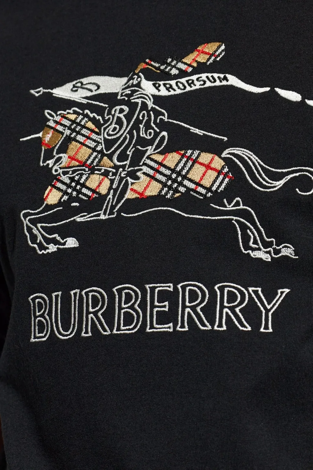 Burberry Ekd Sketch Crewneck T-Shirt