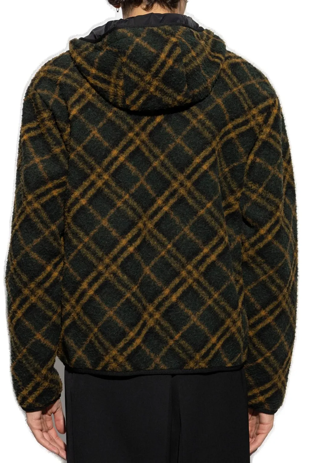 Burberry Checkered Reversible Zip-Up Coat