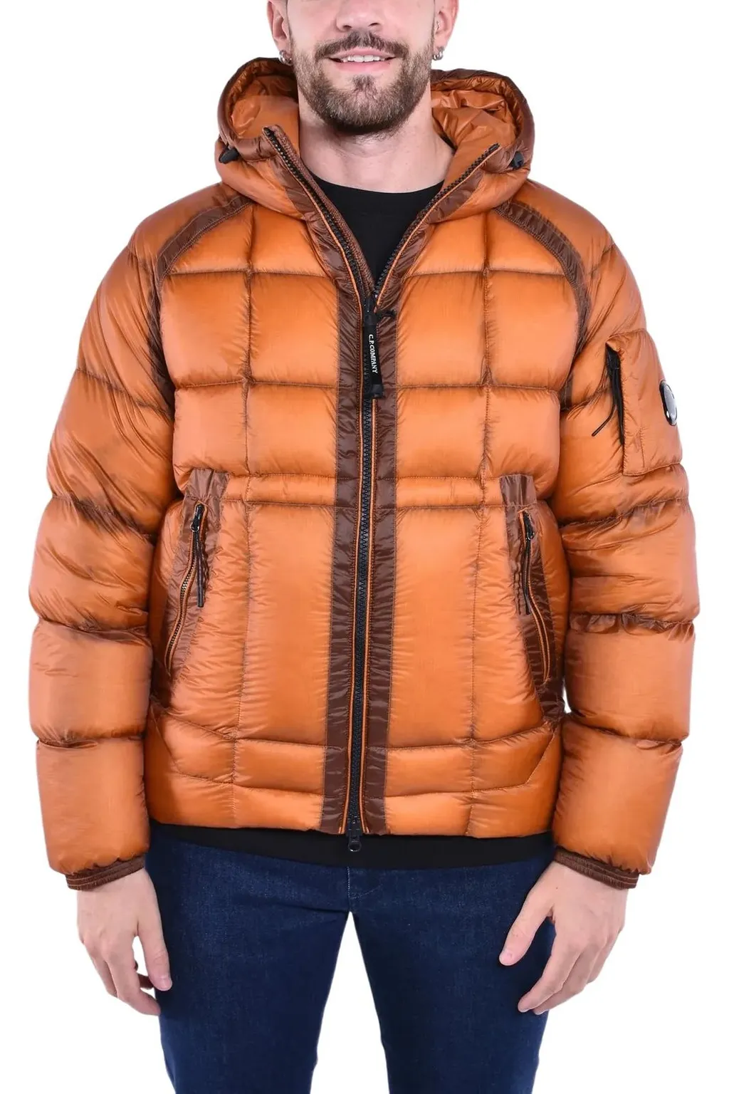 C.P. Company Hooded Quilted Down Jacket