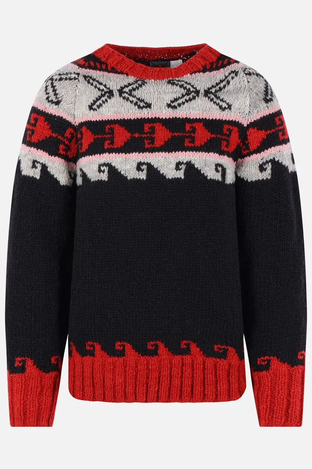 Chamula Handknitted Patterned Knitted Sweater