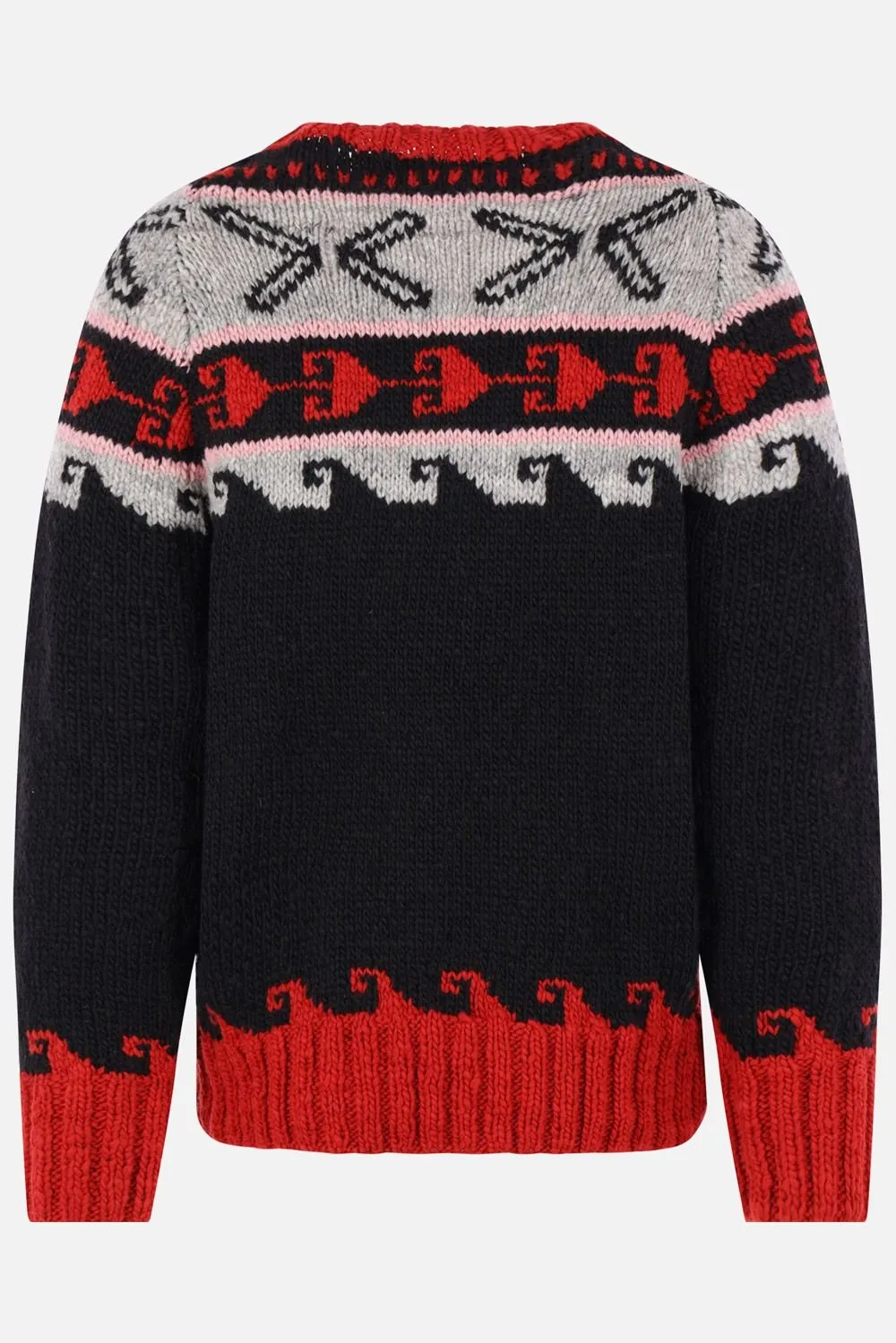Chamula Handknitted Patterned Knitted Sweater