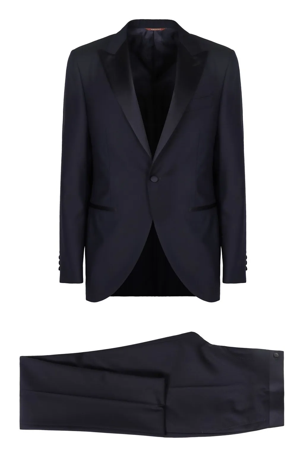 Canali Satin Lapel Two-Piece Suit