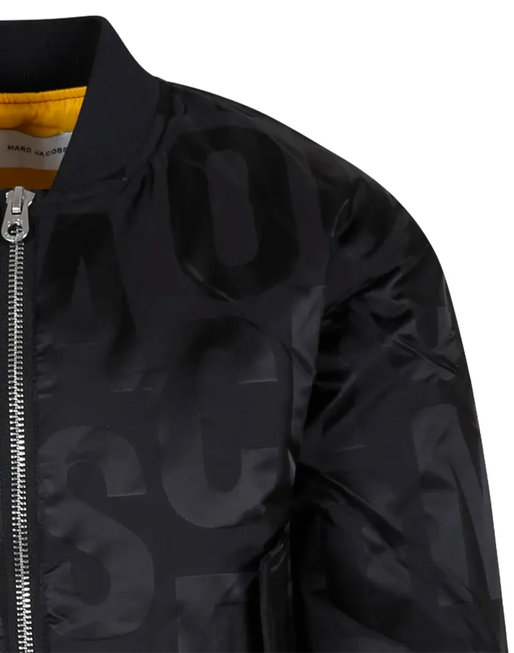The Marc Jacobs Kids Logo-Jacquard Zipped Bomber Jacket