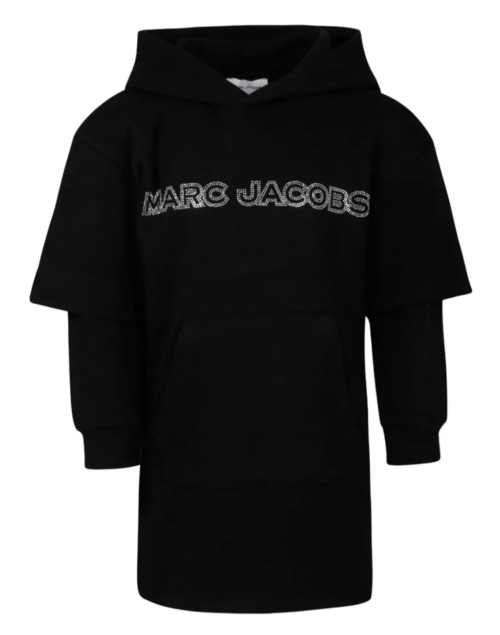 The Marc Jacobs Kids Sequinned Logo Long-Sleeved Dress