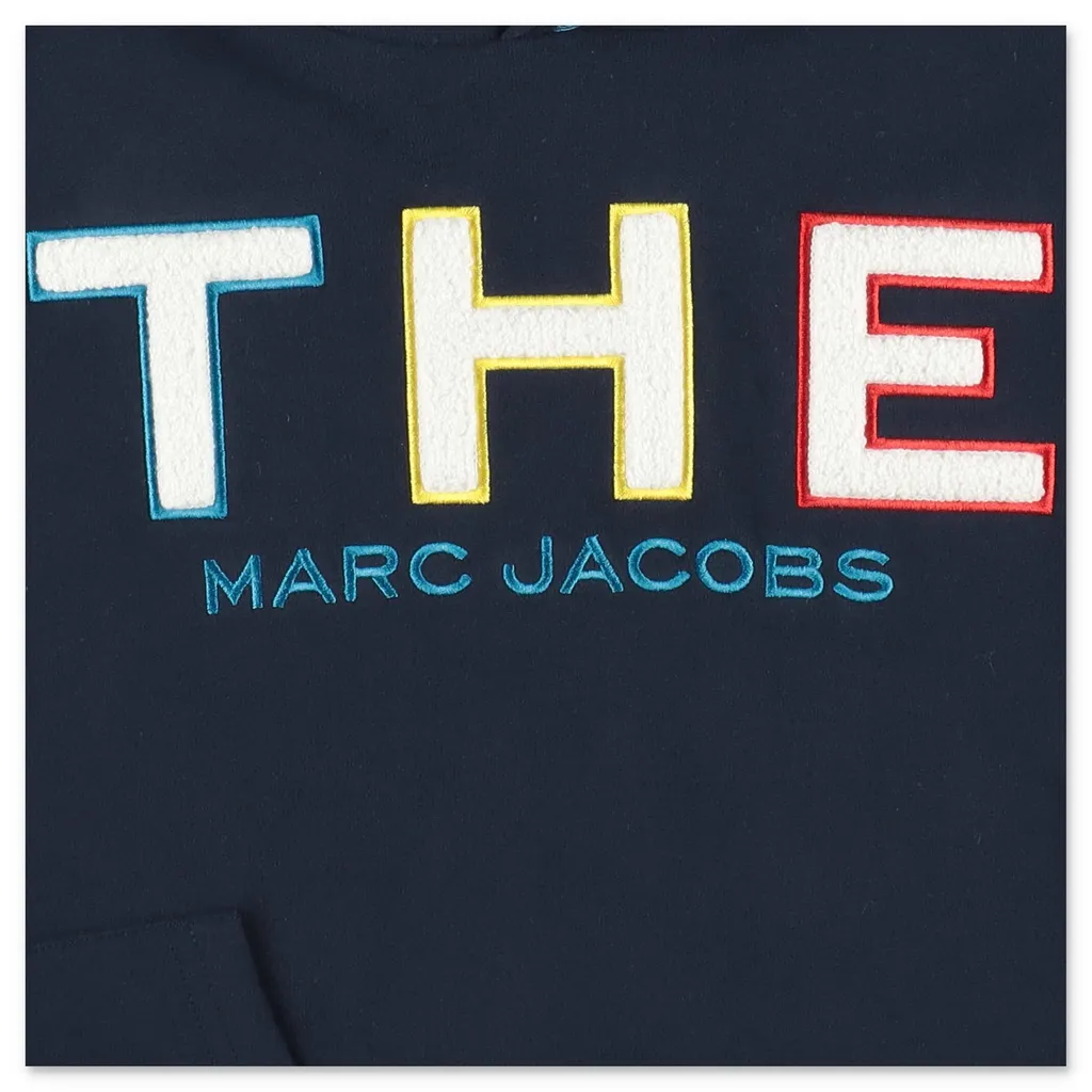 The Marc Jacobs Kids Logo Embroidered Hoodie