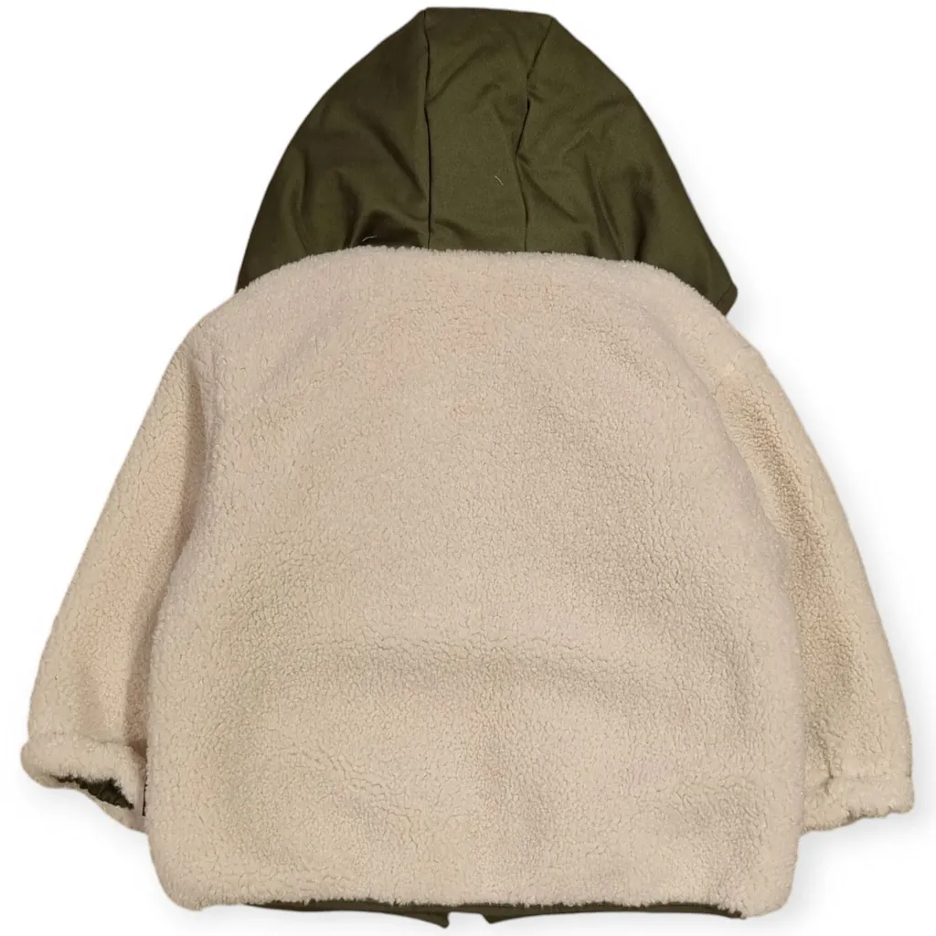 The Marc Jacobs Kids Logo Printed Reversible Hooded Jacket