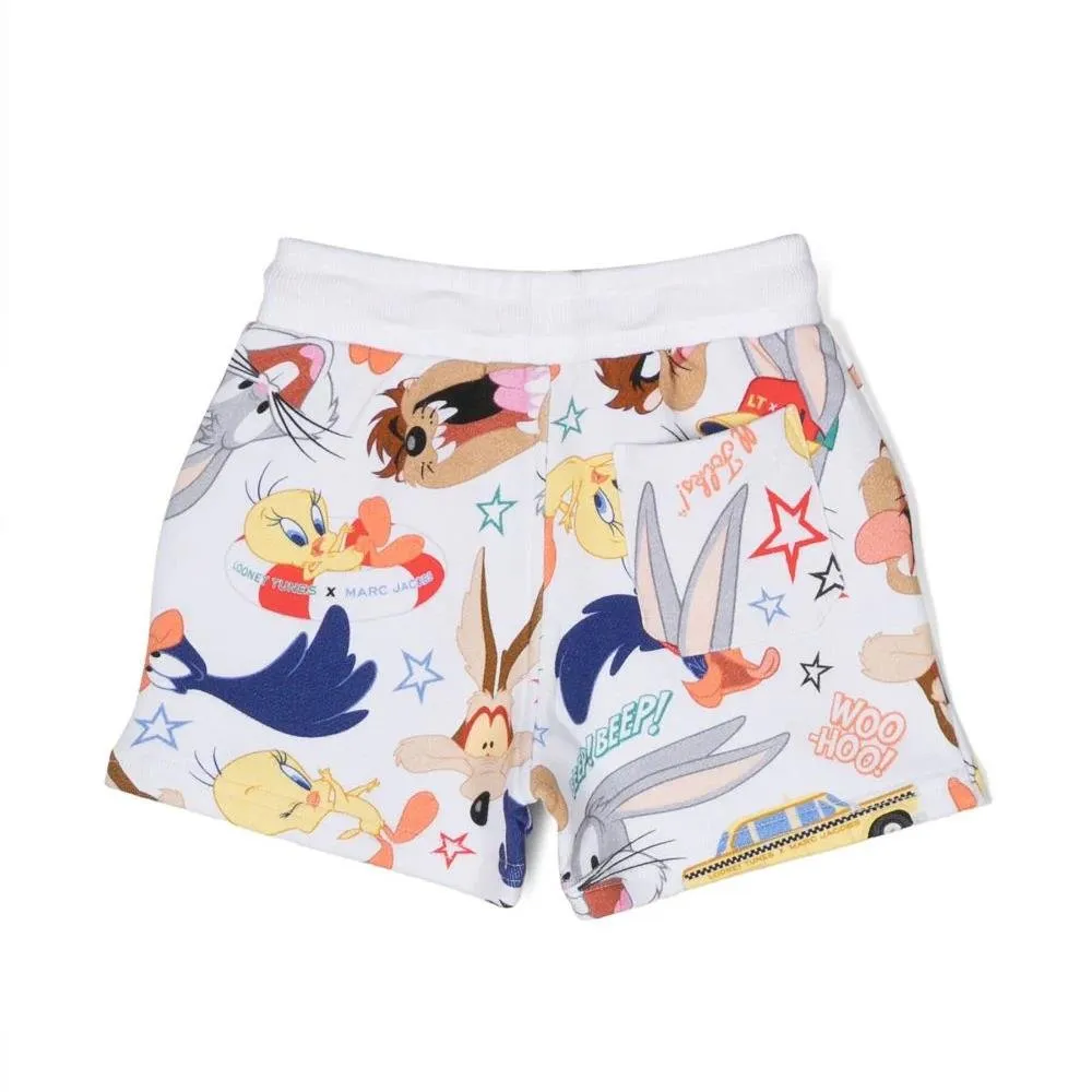 The Marc Jacobs Kids All-Over Patterned Drawstring Shorts