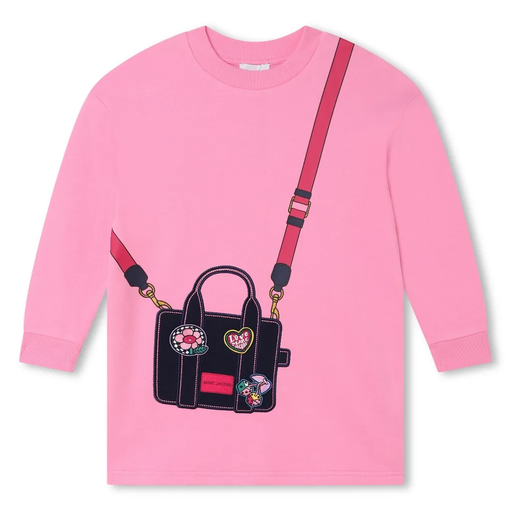 The Marc Jacobs Kids Graphic-Print Sweater Crewneck Dress