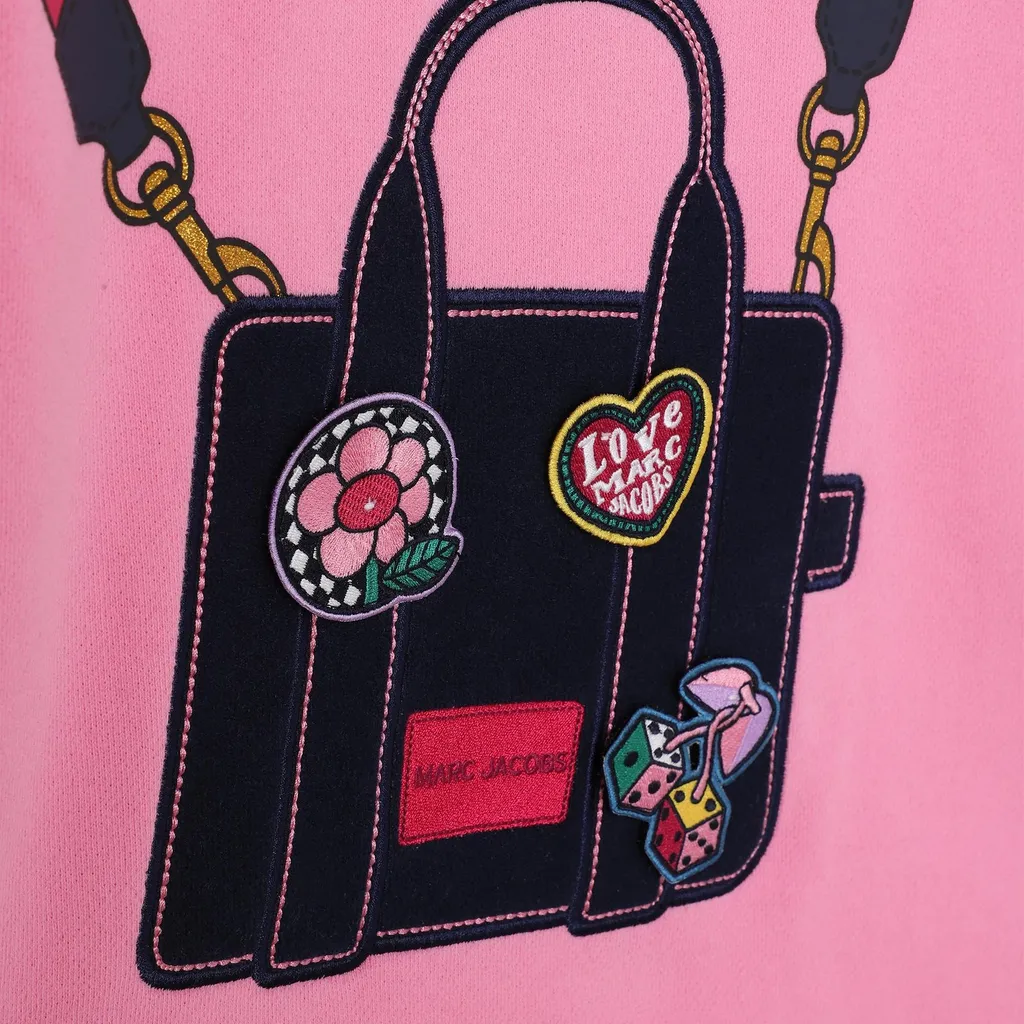 The Marc Jacobs Kids Graphic-Print Sweater Crewneck Dress