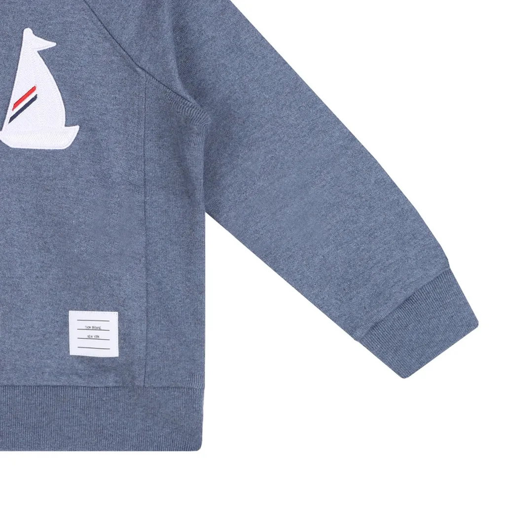 Thom Browne Kids Sailboat Sweatshirt