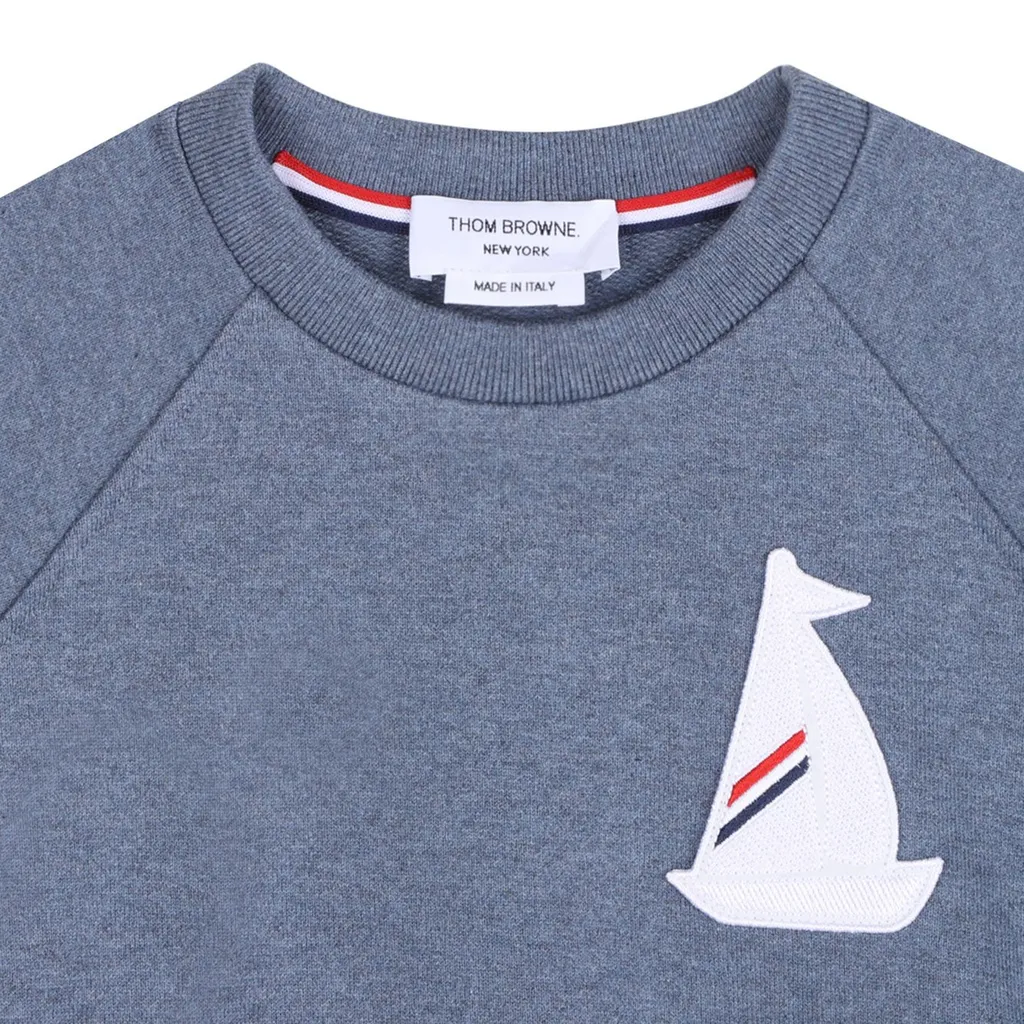 Thom Browne Kids Sailboat Sweatshirt