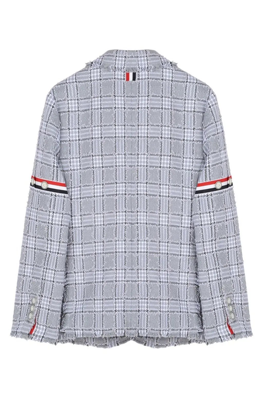 Thom Browne Kids Check Pattern Jacket