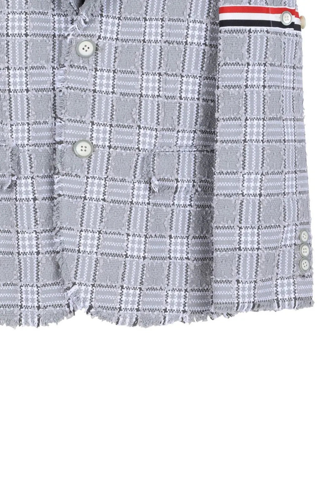 Thom Browne Kids Check Pattern Jacket