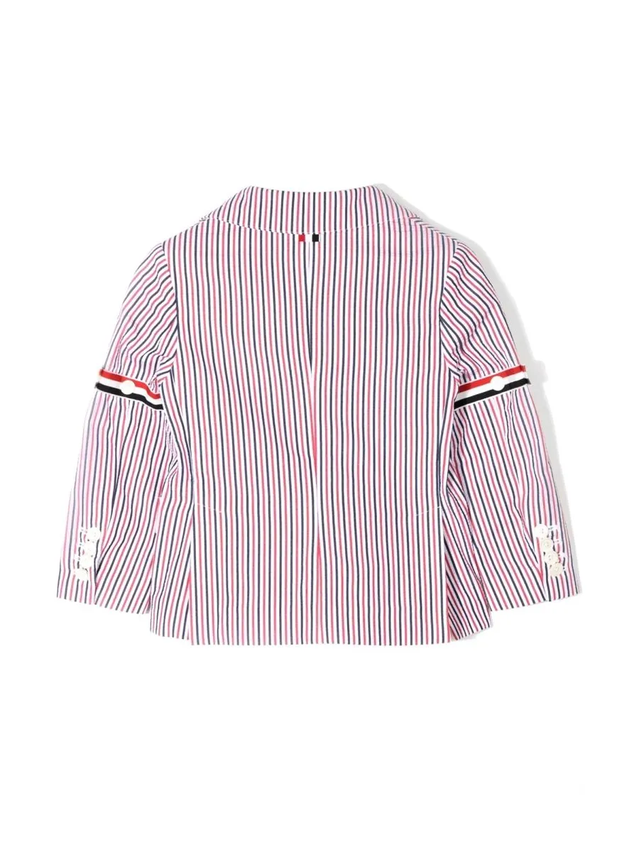 Thom Browne Kids Patch Pocket Sport Coat