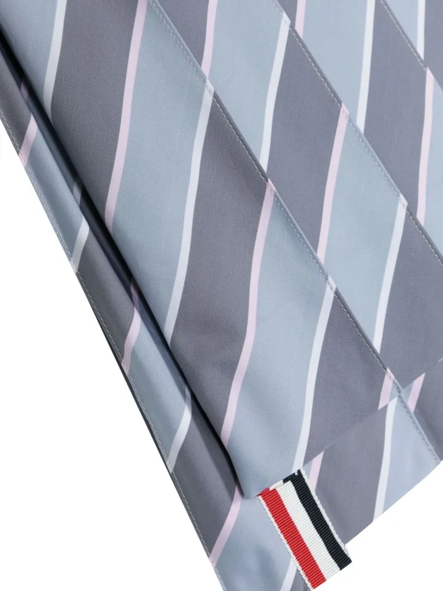 Thom Browne Kids Striped Pleated Skirt