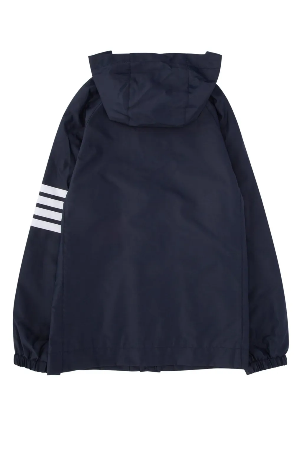 Thom Browne Kids 4-Bar Stripe Zipped Hooded Jacket