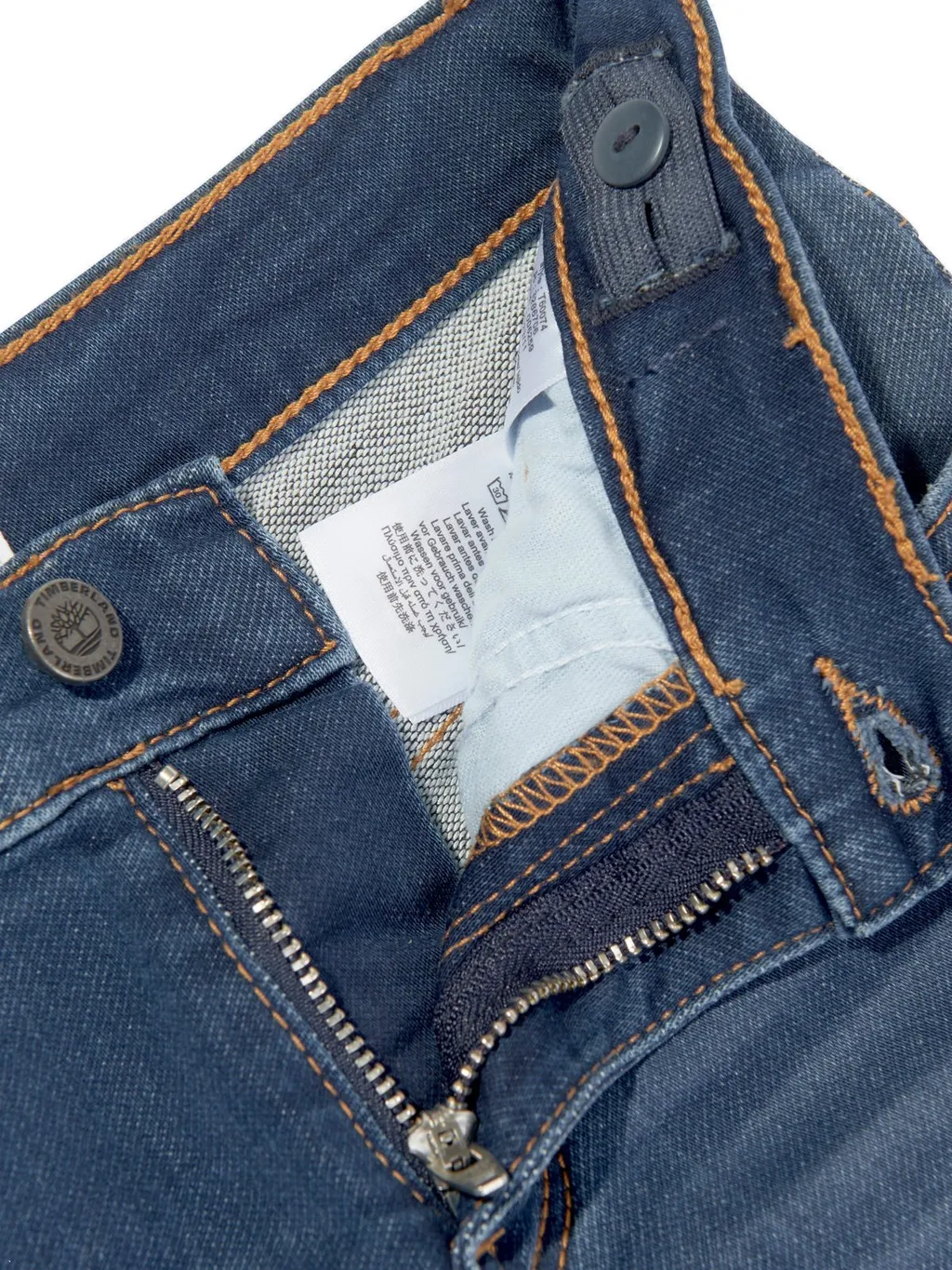 Timberland Kids Logo-Patch Denim Shorts