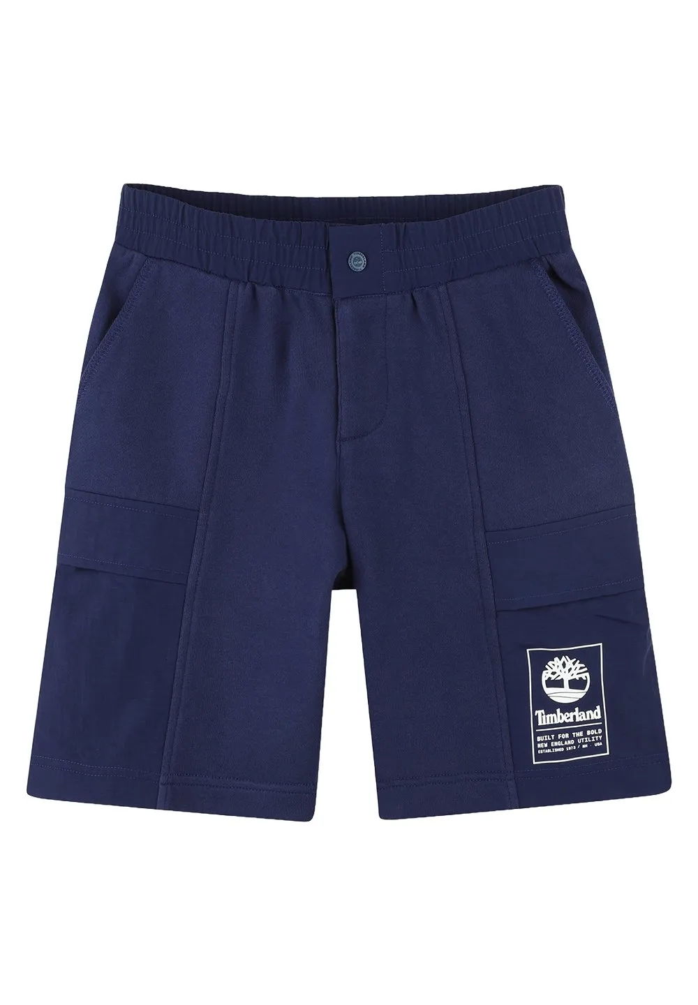 Timberland Kids Logo Printed Bermuda Shorts