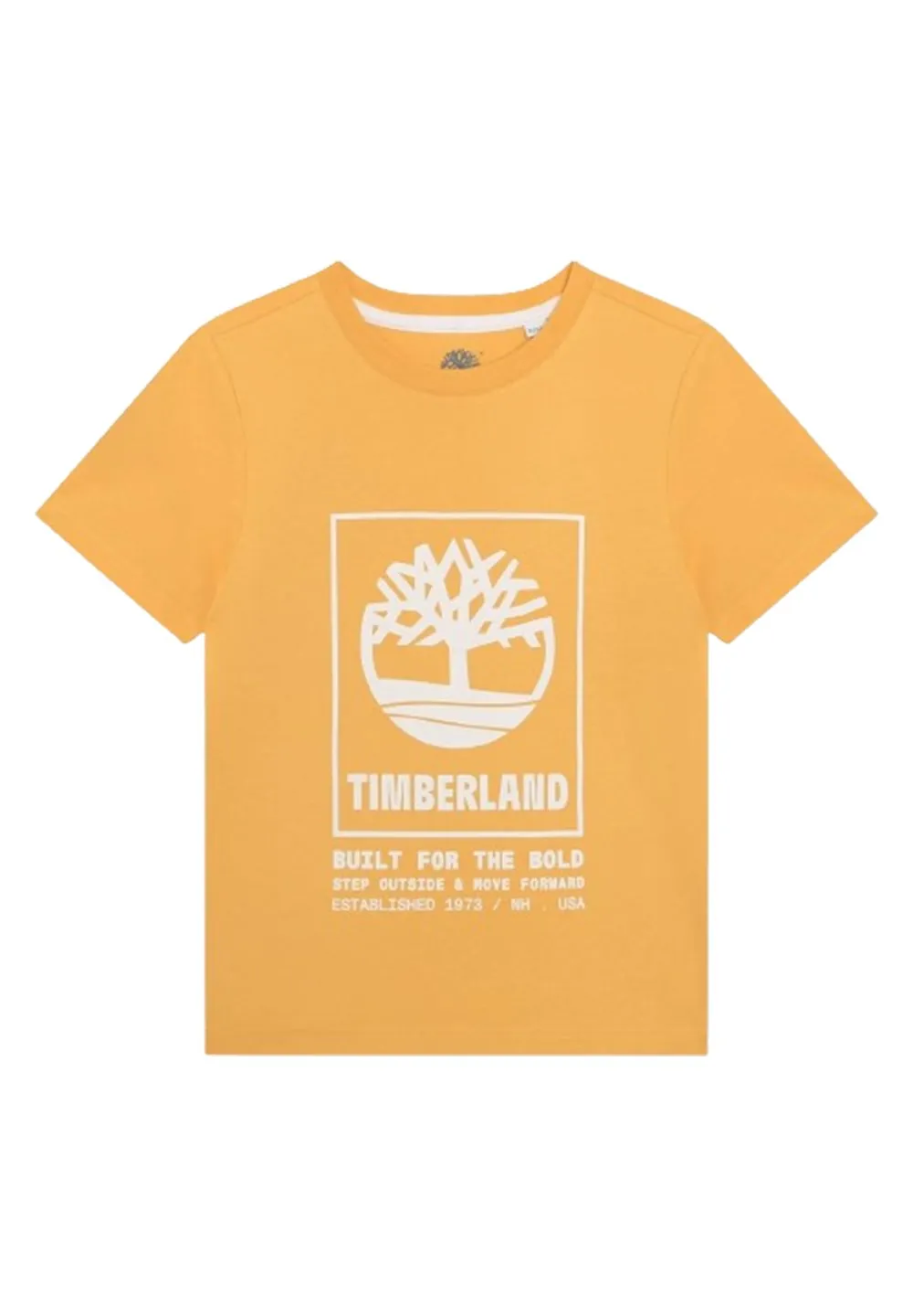 Timberland Kids Logo Printed Short-Sleeved T-Shirt