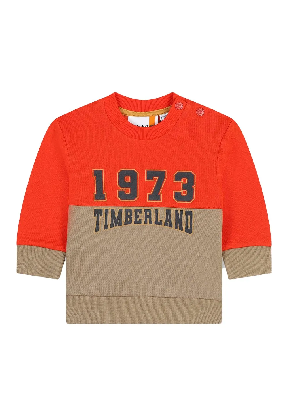 Timberland Kids Logo Printed Fleece Sweatshirt
