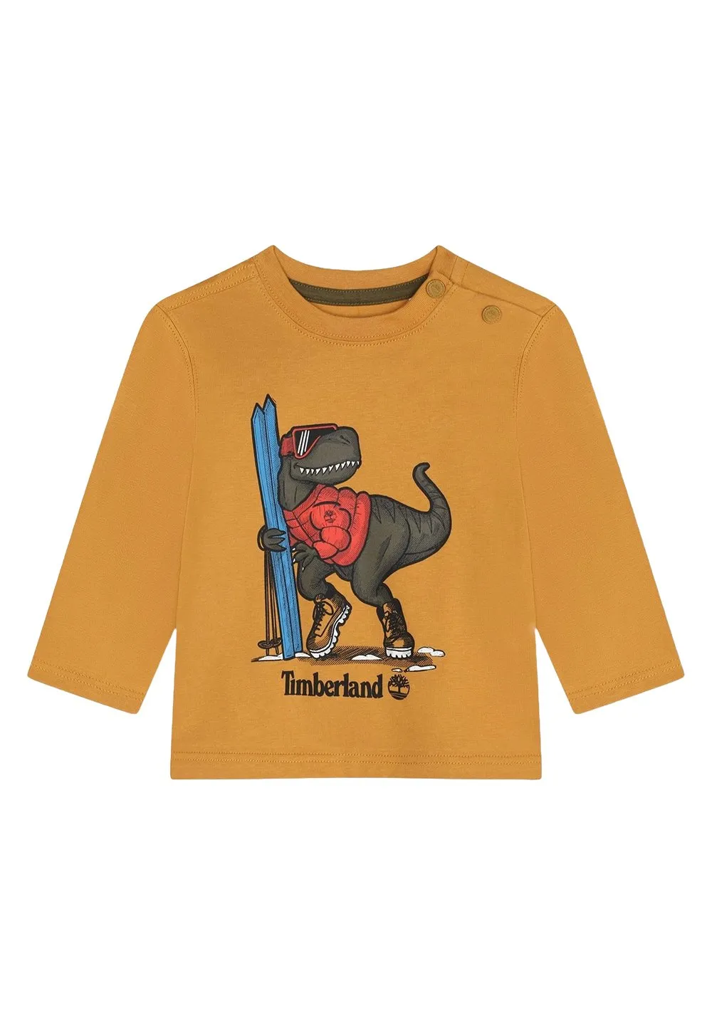 Timberland Kids Graphic Print Crewneck T-Shirt