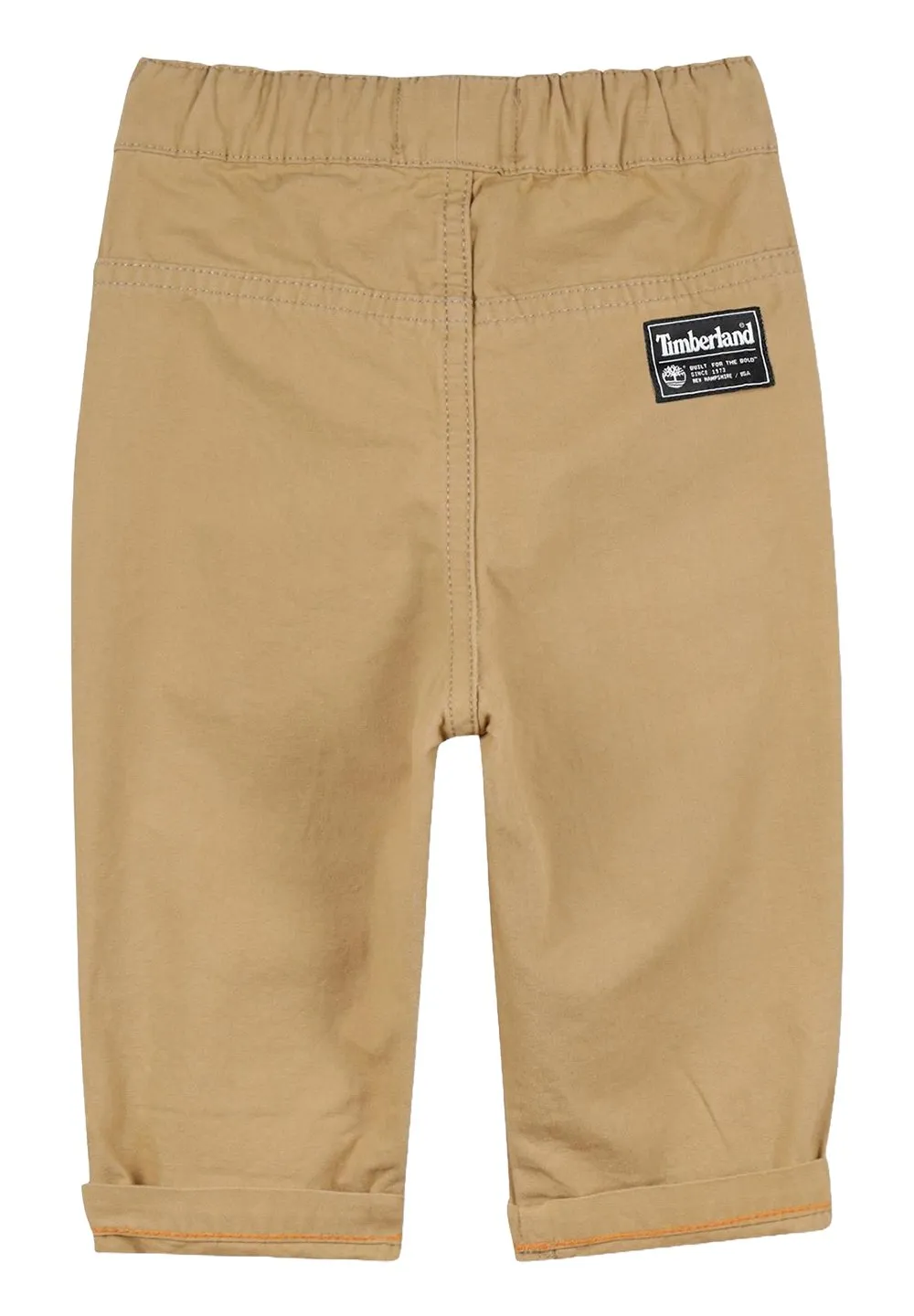 Timberland Kids Drawstring Wide-Leg Gabardine Trousers