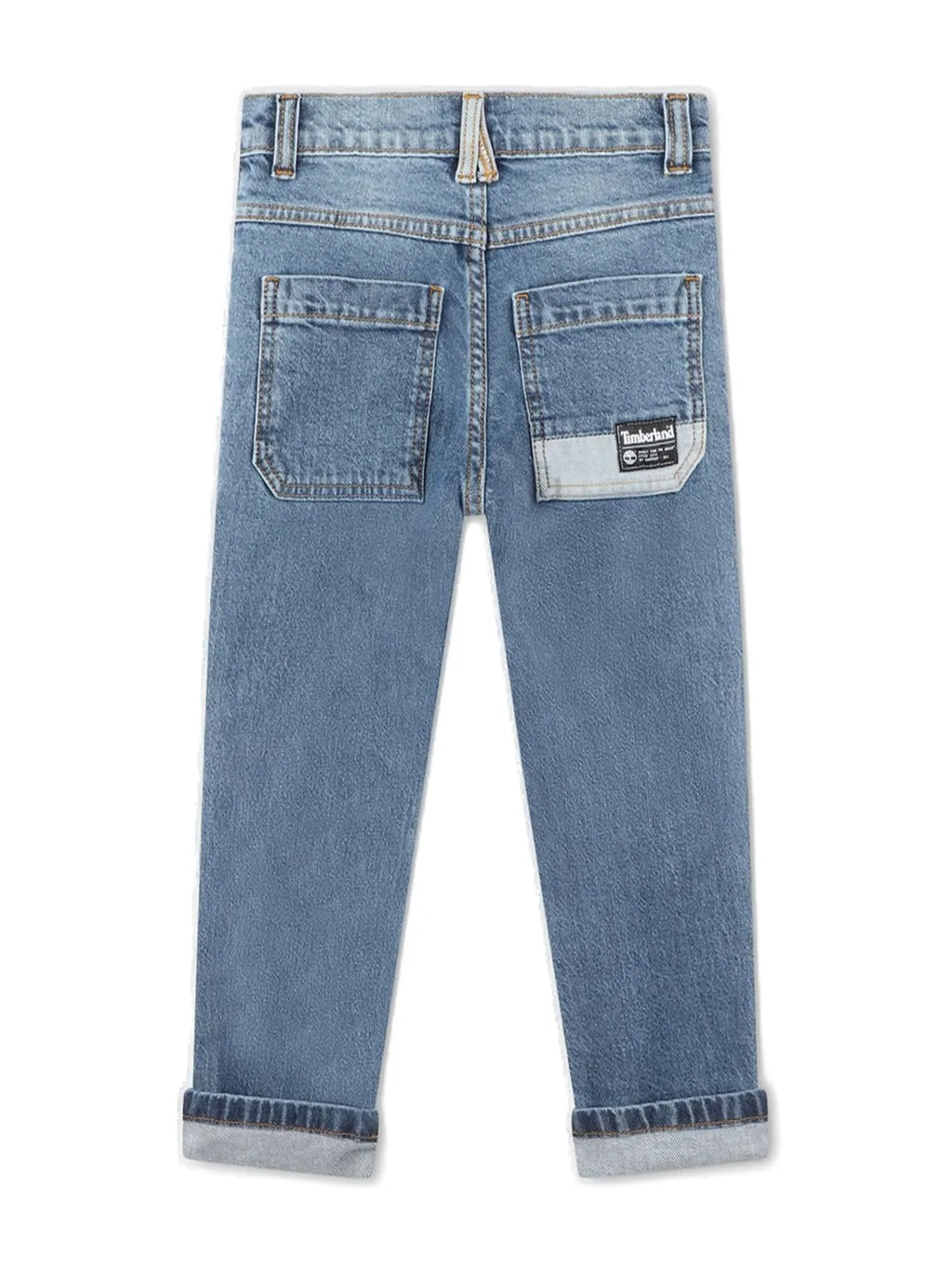 Timberland Kids Logo-Patch Denim Jeans