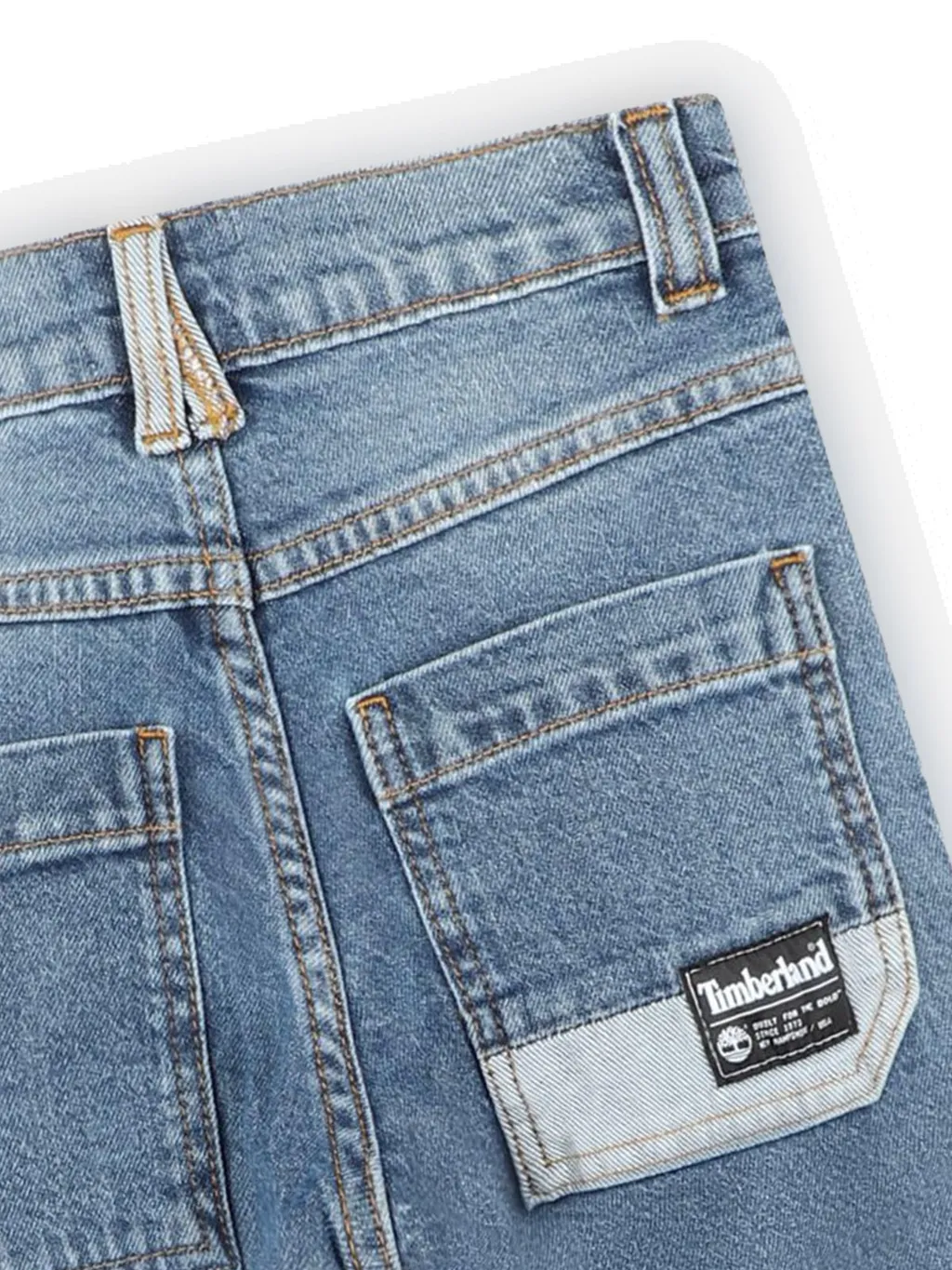Timberland Kids Logo-Patch Denim Jeans