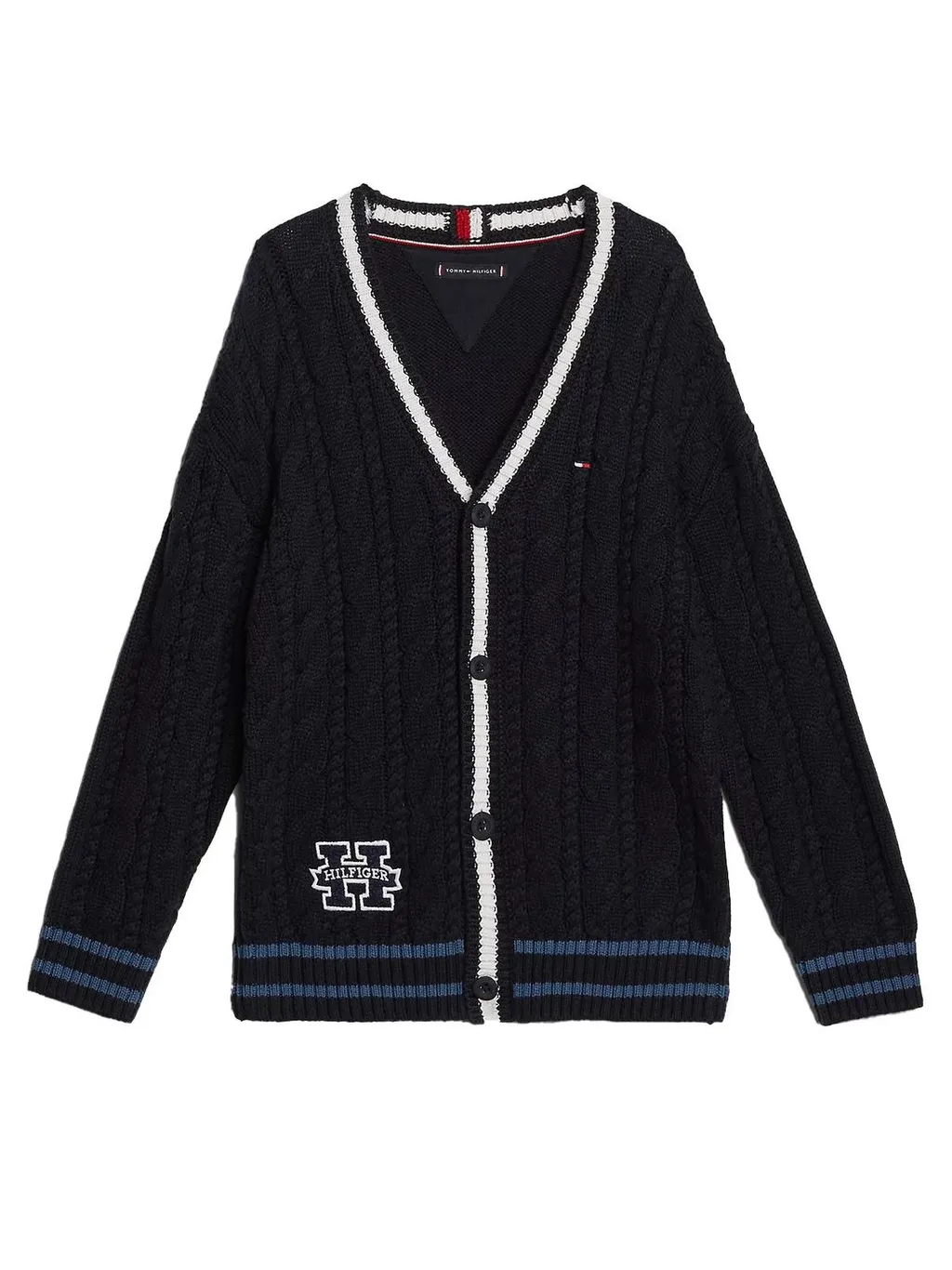 Tommy Hilfiger Junior Logo Patch Cardigan