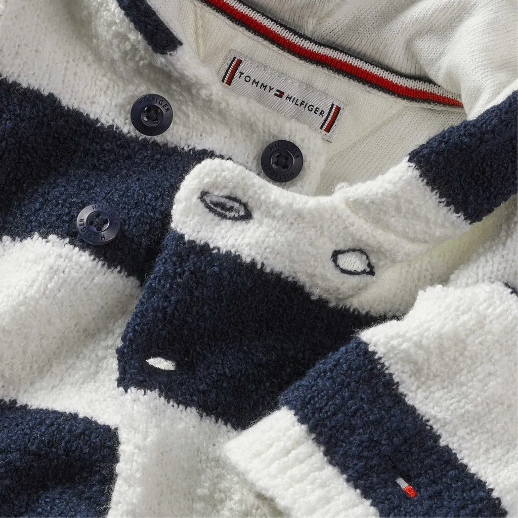 Tommy Hilfiger Junior Shearling Striped Hoodie