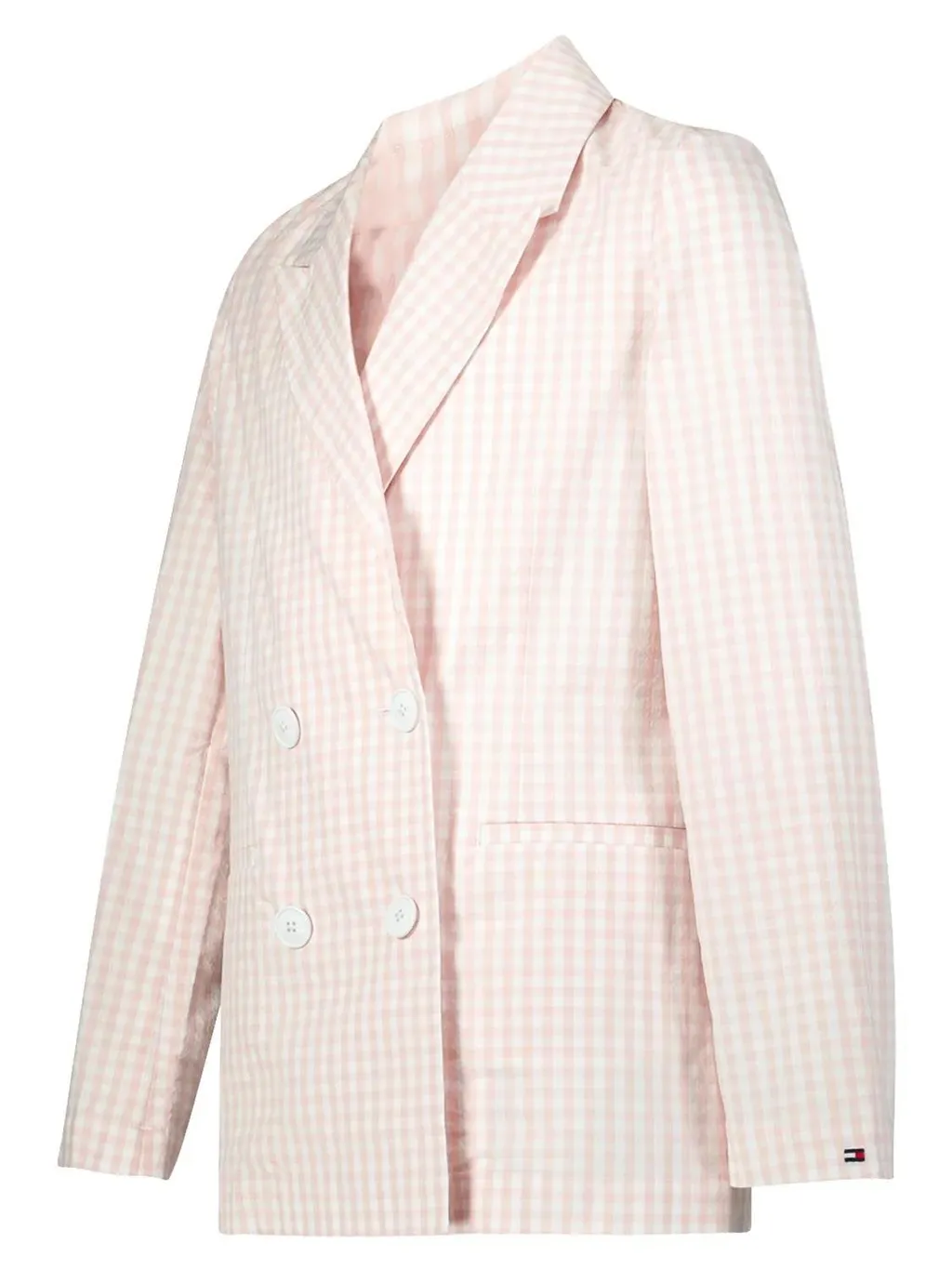 Tommy Hilfiger Junior Double-Breasted Checked Jacket