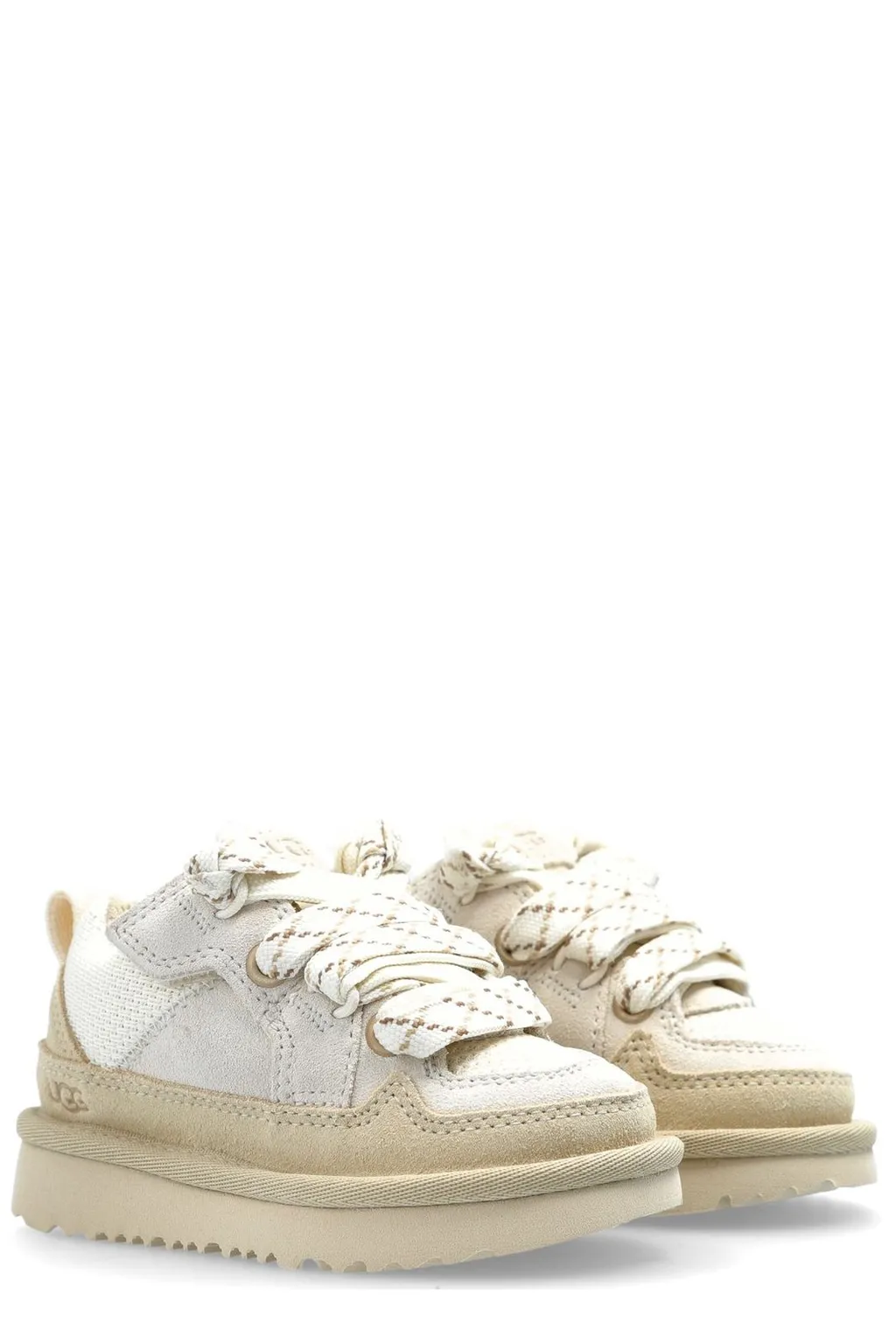 Ugg Kids Lo Lowmel Lace-Up Sneakers