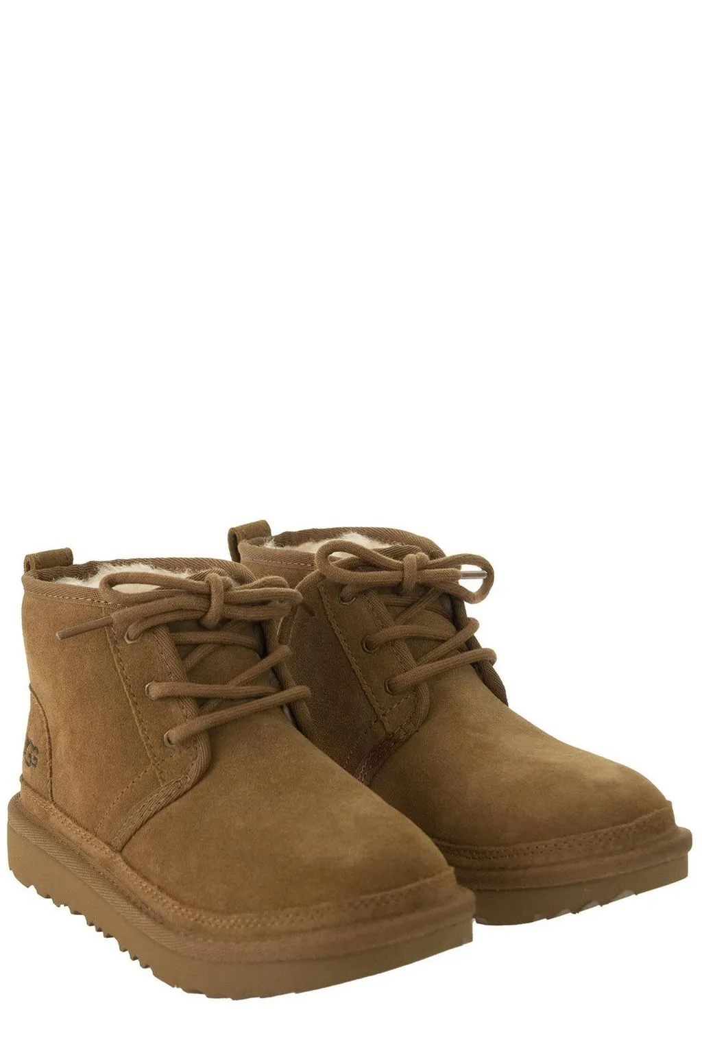 Ugg Kids Neumel Ii Round Toe Lace-Up Boots